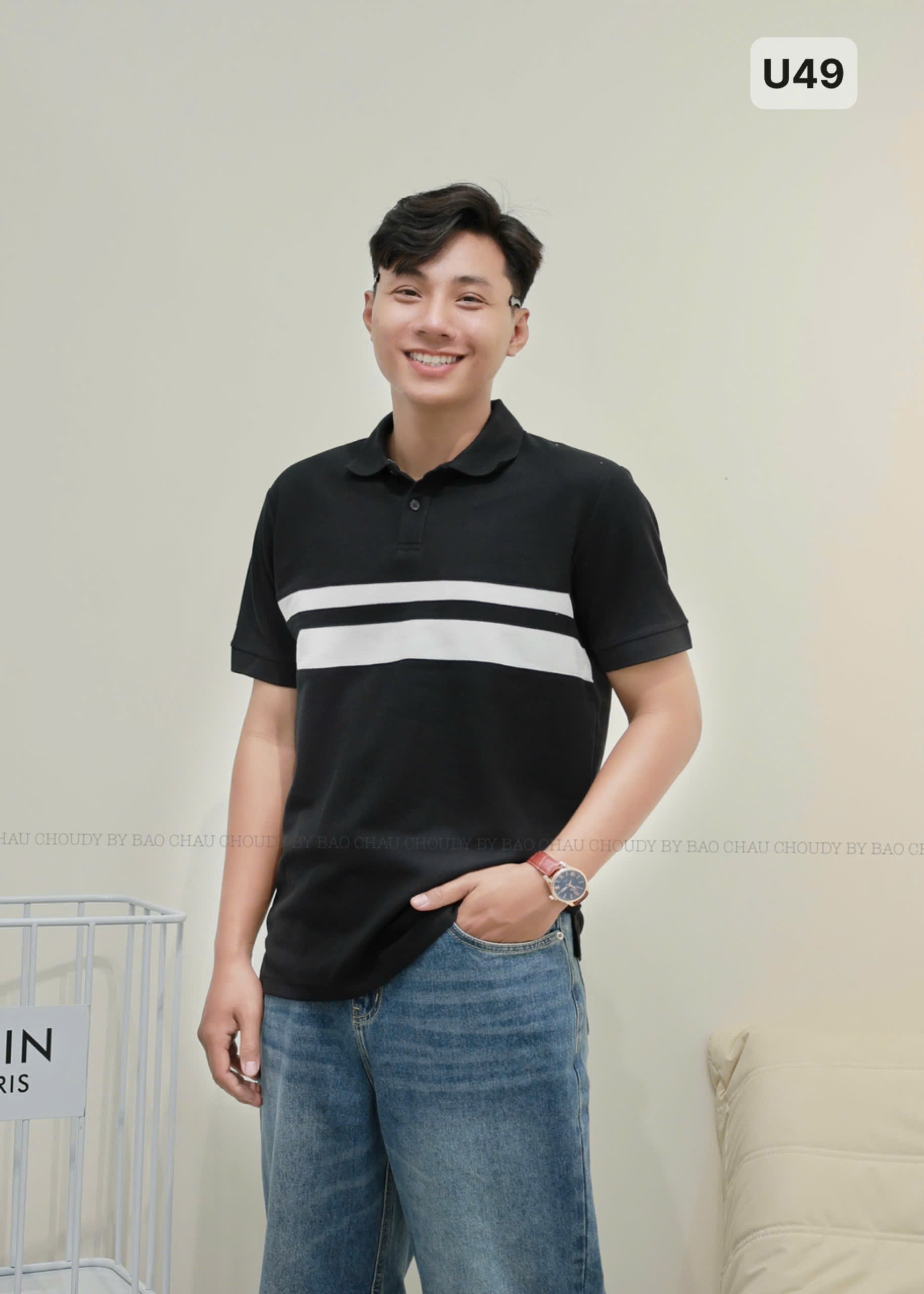 SALE U49 ÁO THUN NAM 3 MÀU