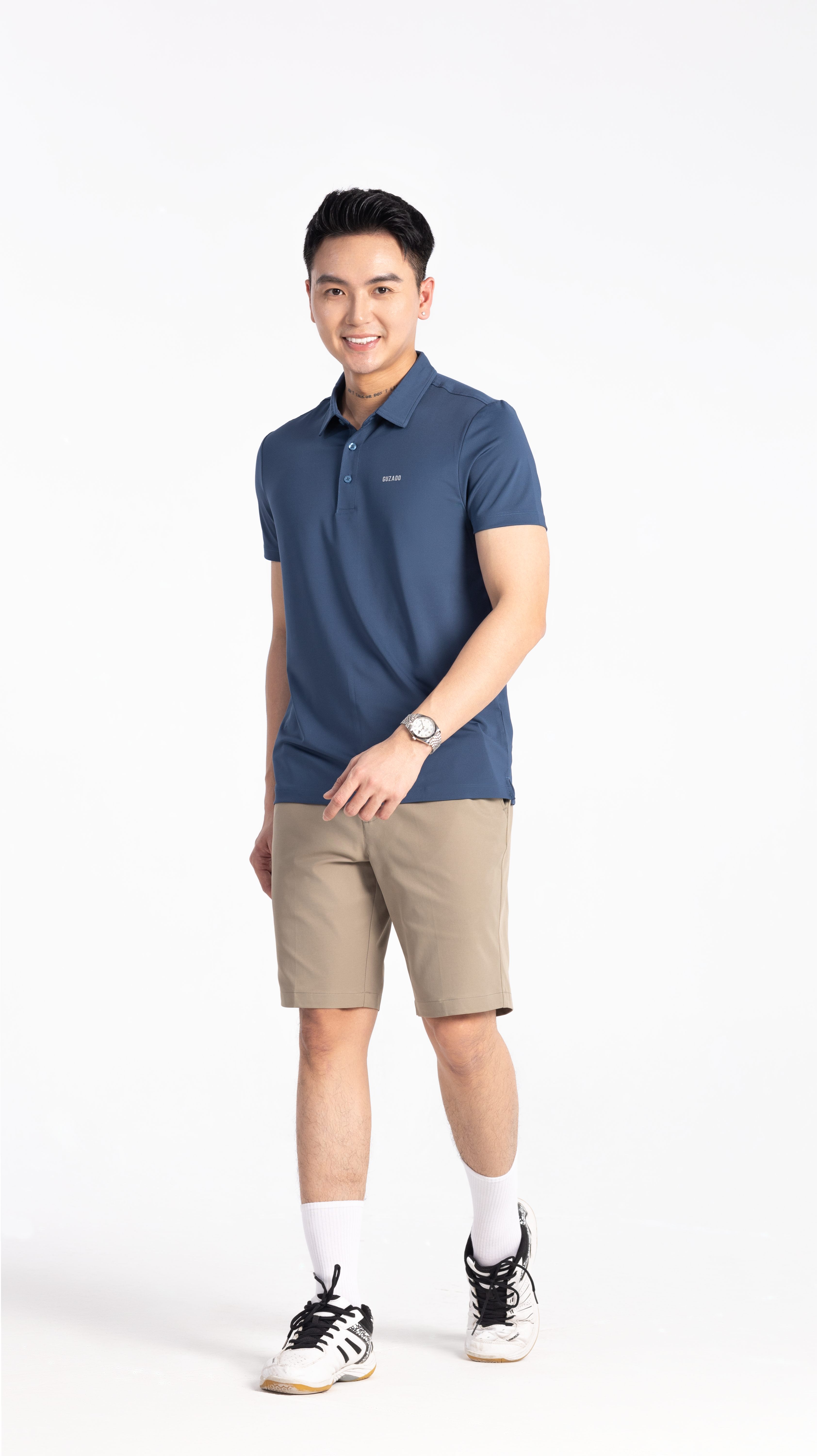 Áo Polo Nam Guzado Cổ Bẻ Coolmax Co giãn thoải mái GPL2501