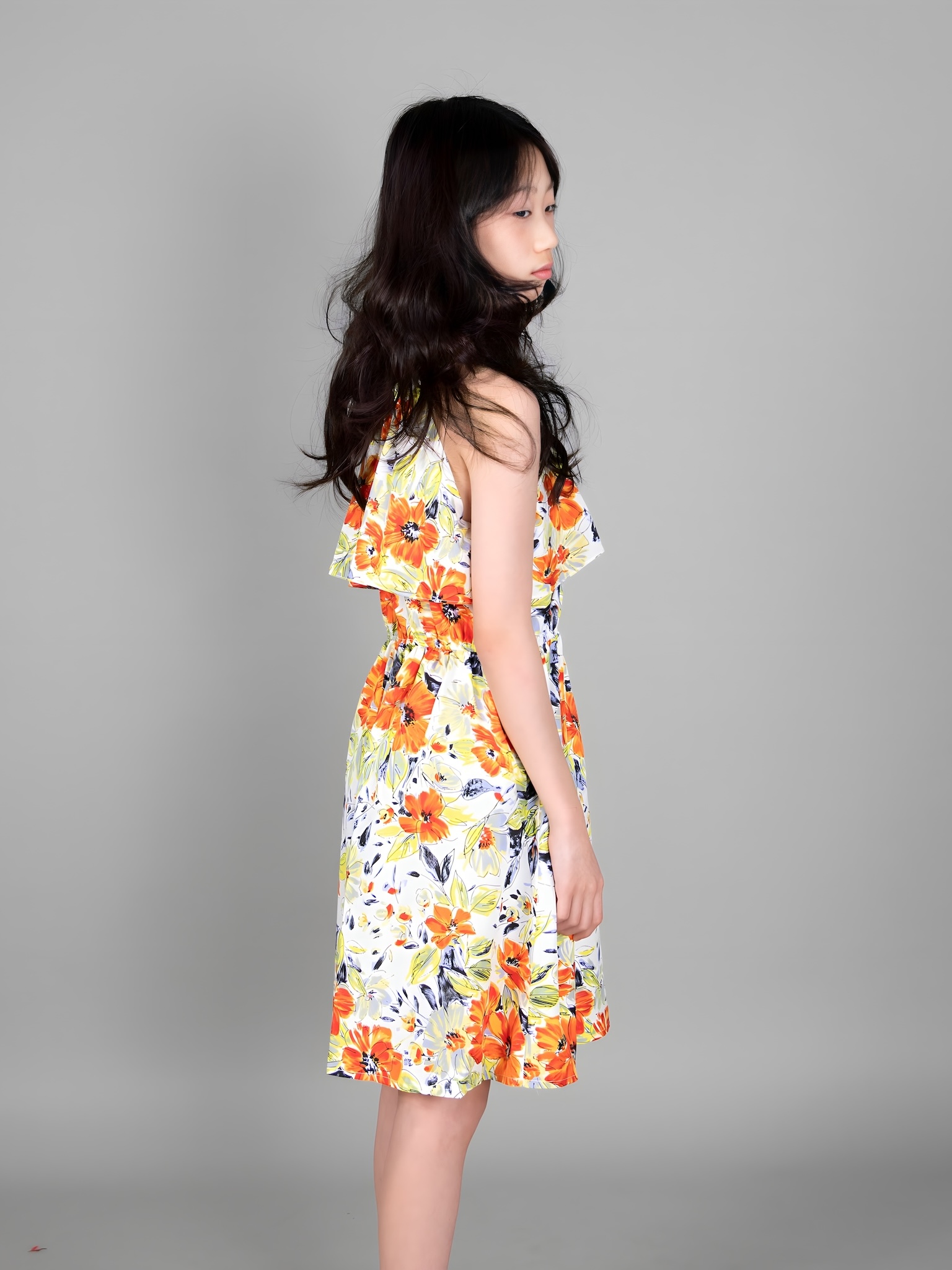 Váy maxi họa tiết hoa vàng cam_thumbnail_2