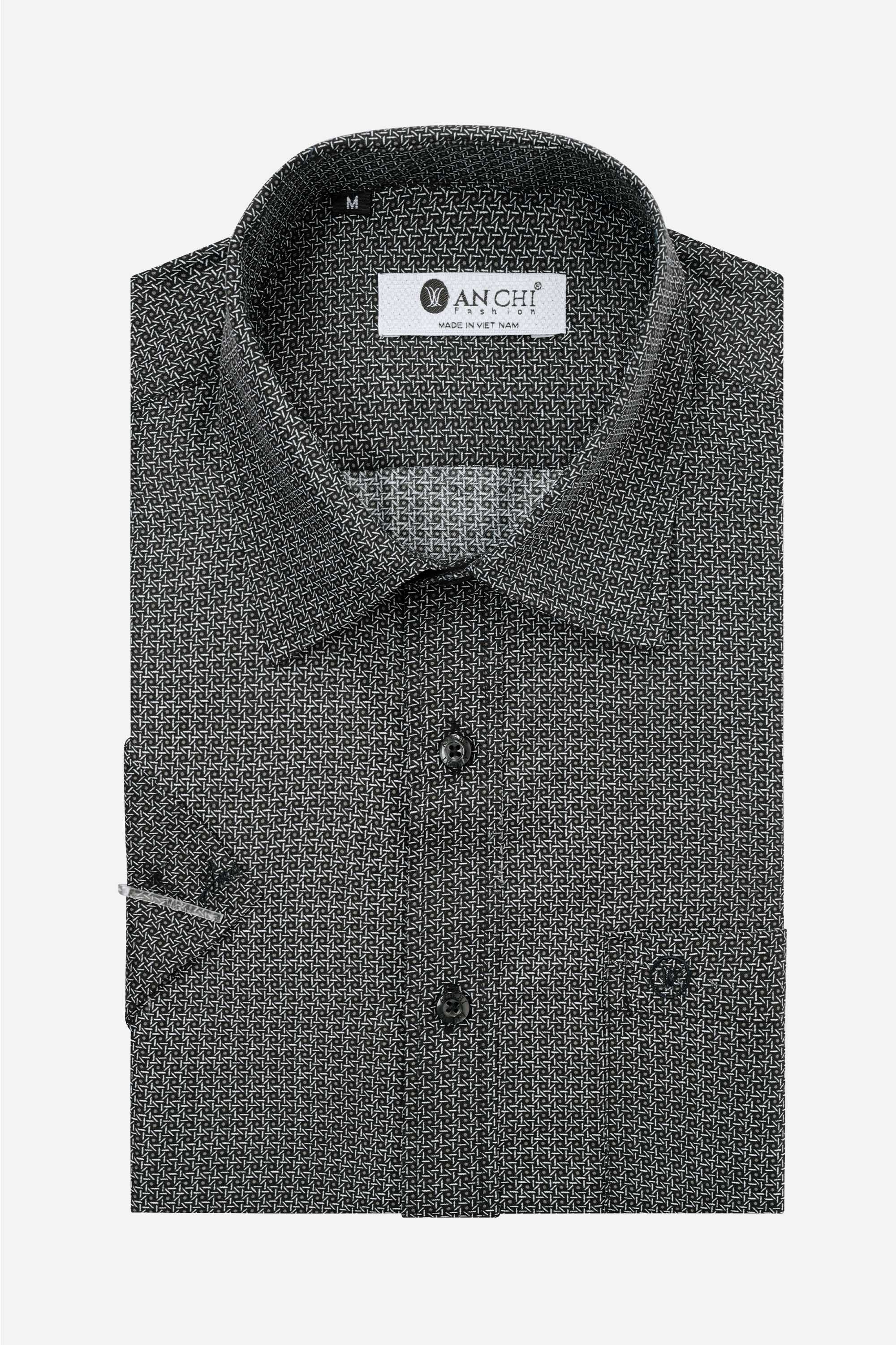 Sơ Mi Họa Tiết Nam Trung Niên ANCHI Chất Liệu Cotton Phom Suông Vạt Ngang Màu Cổ Vịt_thumbnail_15