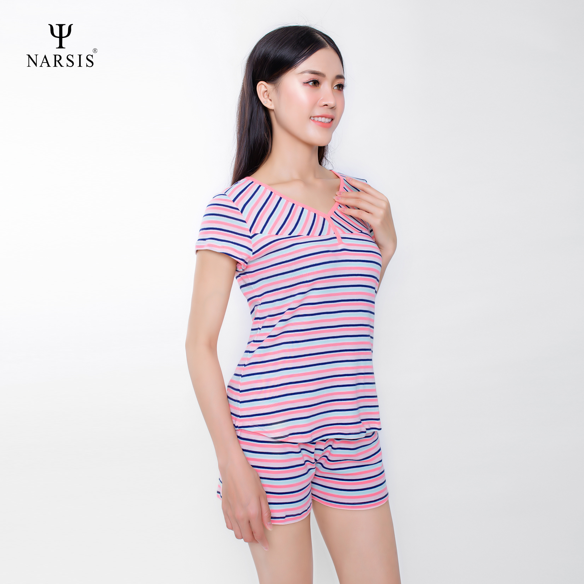 BỘ HÈ NỮ M9001 NARSIS CHẤT LIỆU THOÁNG MÁT, DỄ CHỊU, THOẢI MÁI CẢ NGÀY, DỄ VẬN ĐỘNG