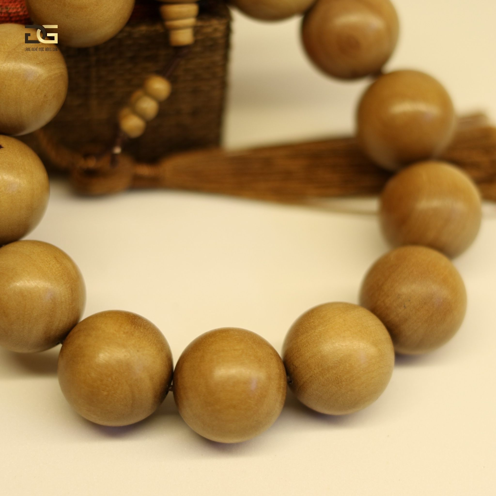 18mm (13 Hạt) Vòng Tay Đàn Hương Rừng Ấn Độ_thumbnail_6