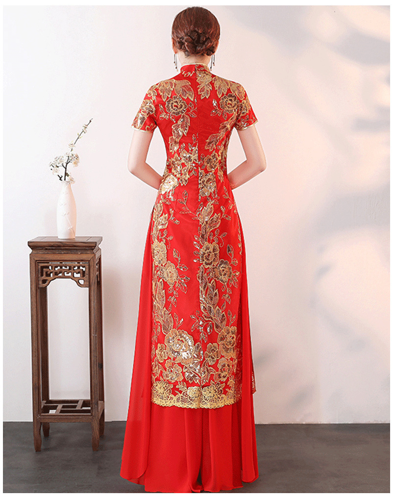 [MS000033] 🔥 Tỏa Sáng Với Áo Dài Cách Tân Đính Ren Lấp Lánh_thumbnail_3