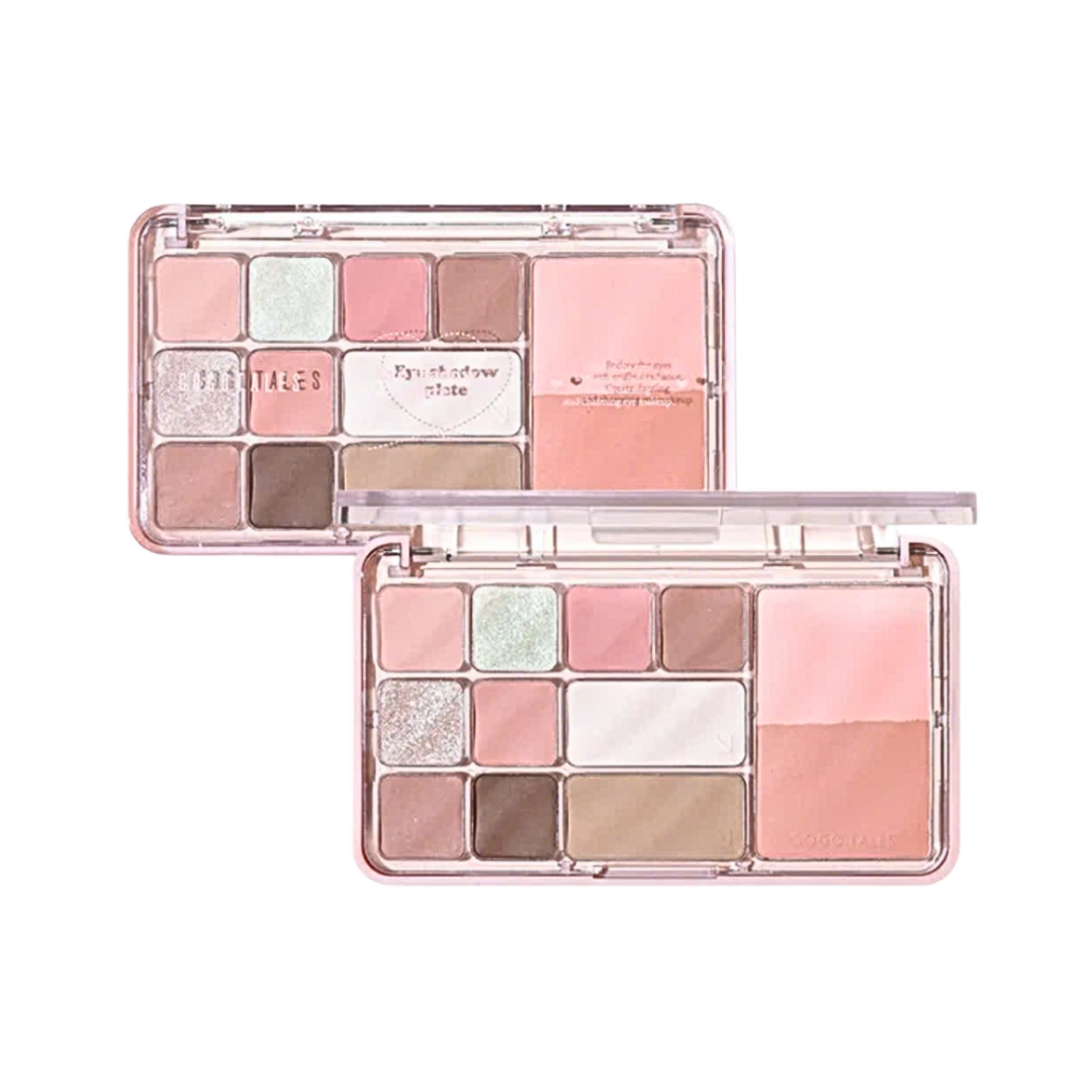 [GOGO TALES] Bảng phấn mắt má khối 13 ô Gogotales Heart Racing (GT724)