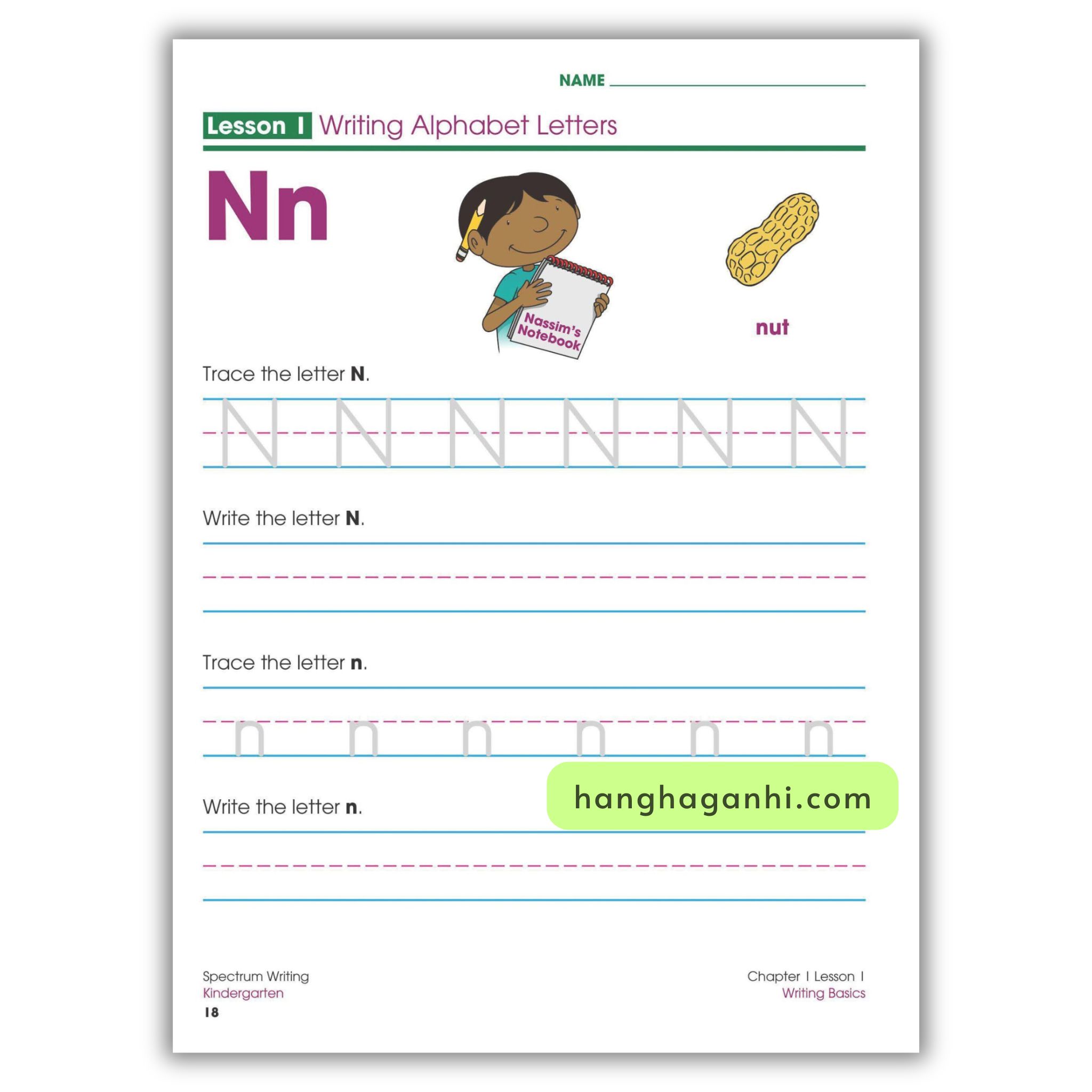 Sách Spectrum Writing Workbook Grade K_thumbnail_3