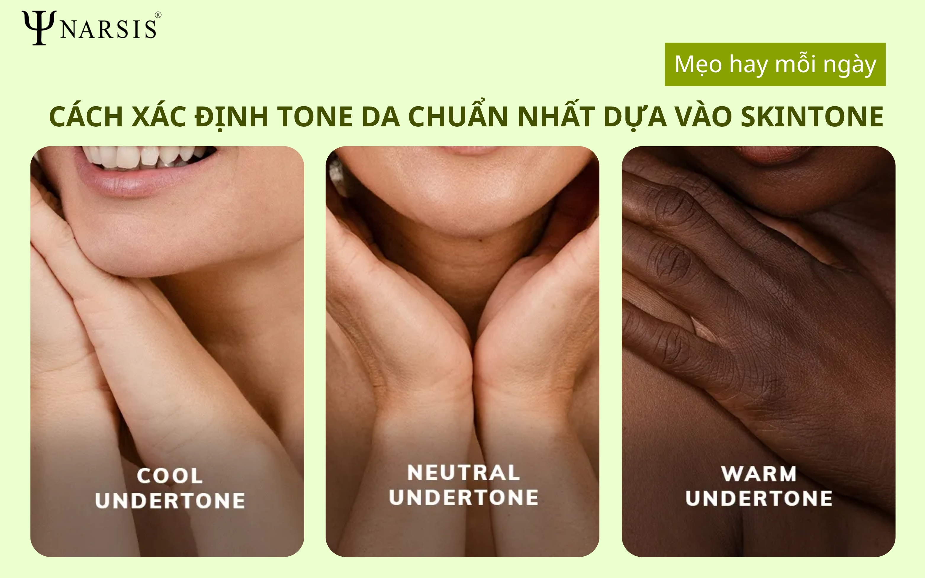 Cách Xác Định Tone Da Chuẩn Nhất Dựa Vào Skintone Ai Cũng Nên Biết