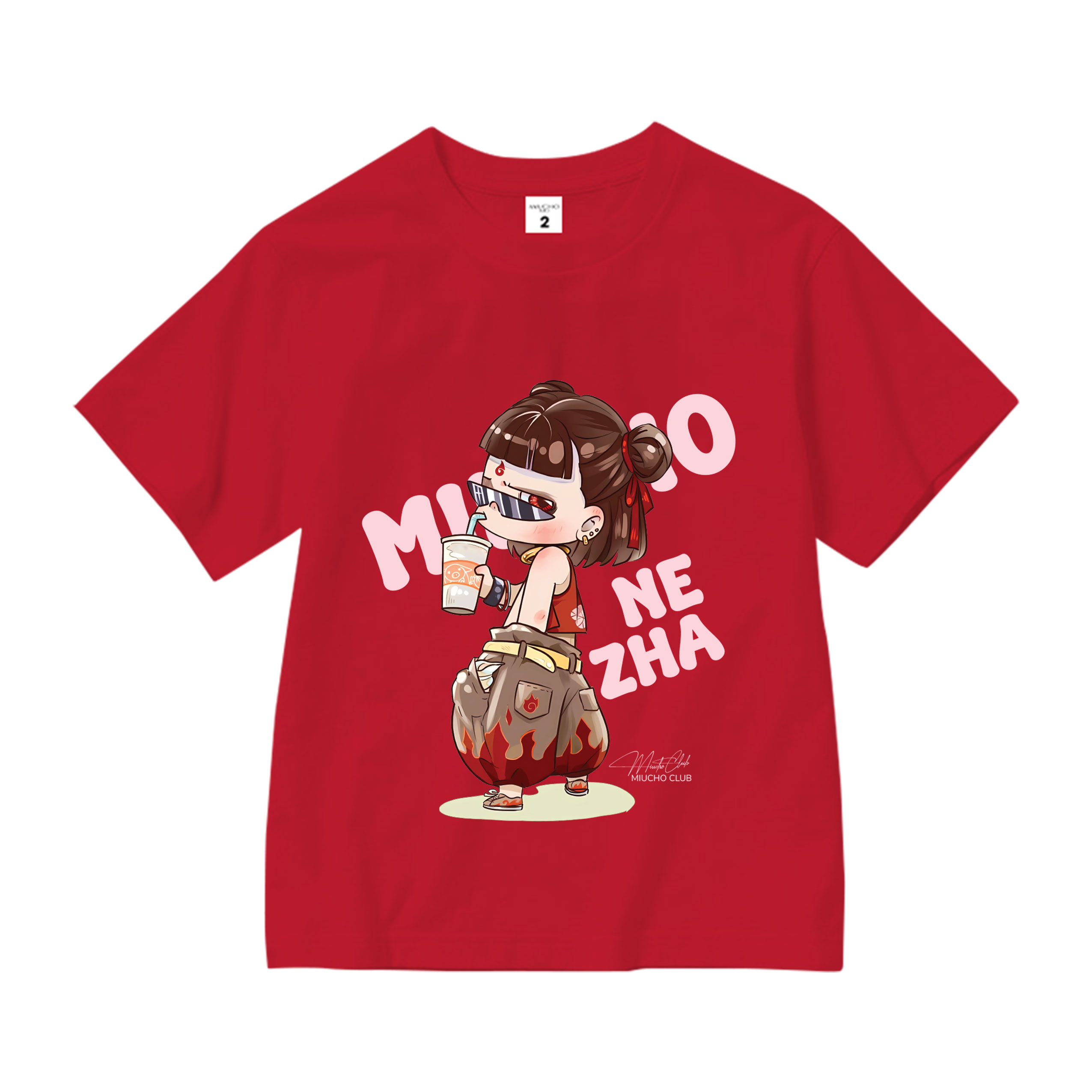 Áo thun bé gái Natra dễ thương 2017 Miucho Kid cổ tròn vải cotton co giãn thoáng mát in mix_thumbnail_9