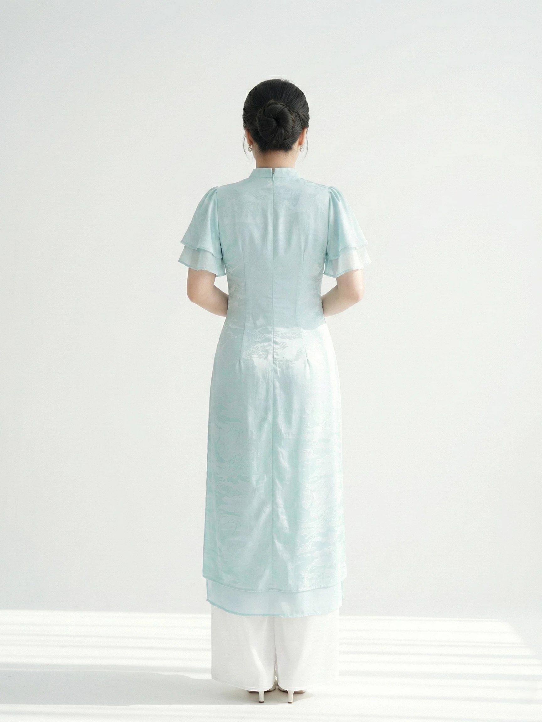 BIGSIZE NỮ- Áo dài nữ tay cánh tiên V-AD027_thumbnail_3