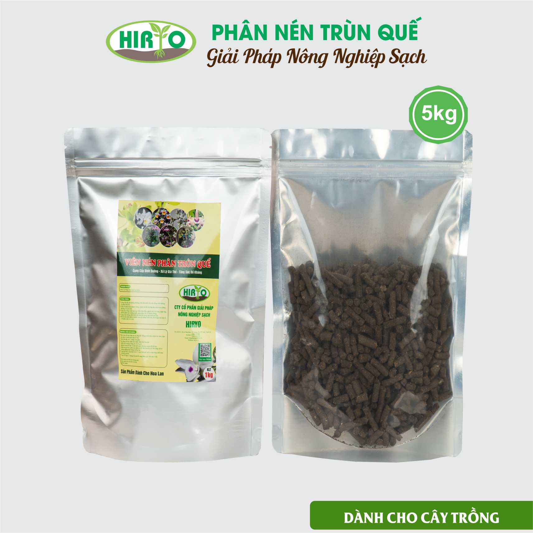 Phân nén trùn quế 1 Kg