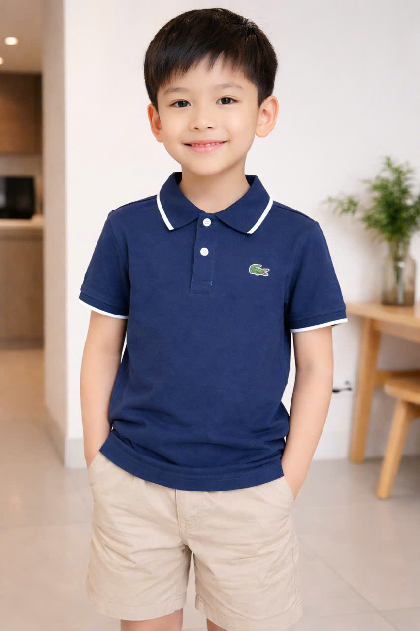 A88 ÁO POLO LACOSTE MÀU NAVY (MUA 2 GIẢM 10K/C)