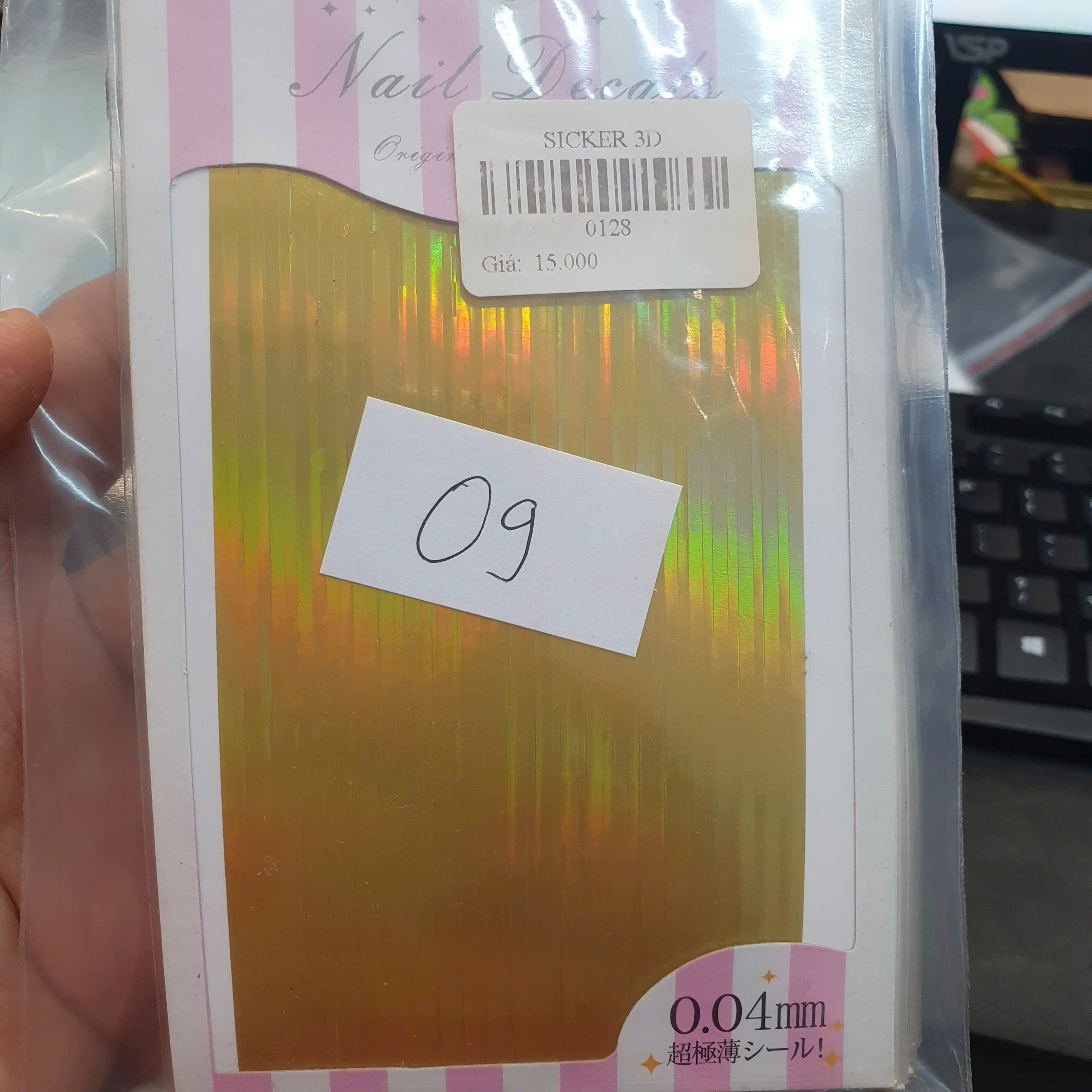 Sticker nail line 0128 đường kẻ