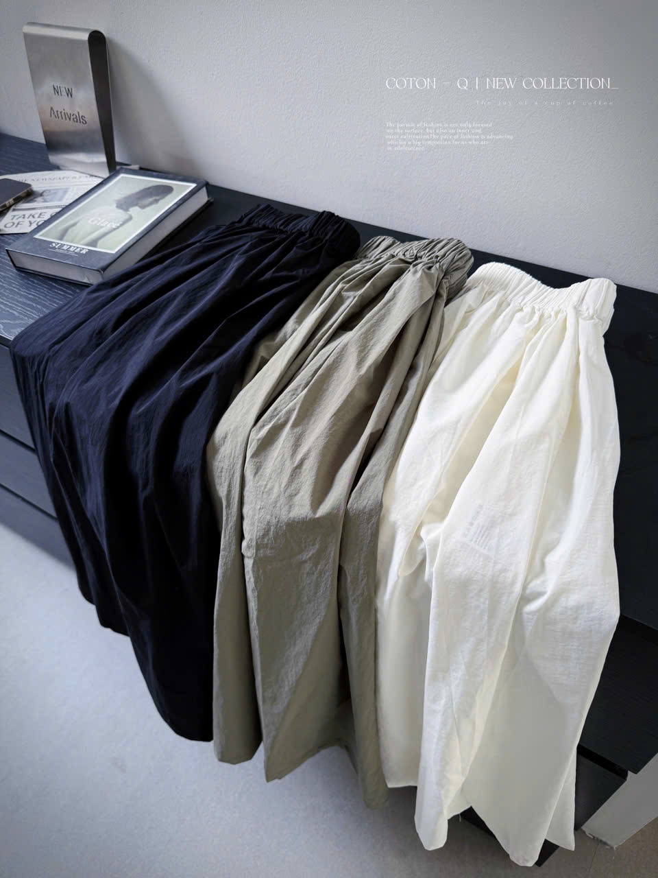 Chân váy dài lưng thun ( RÊU )_thumbnail_11