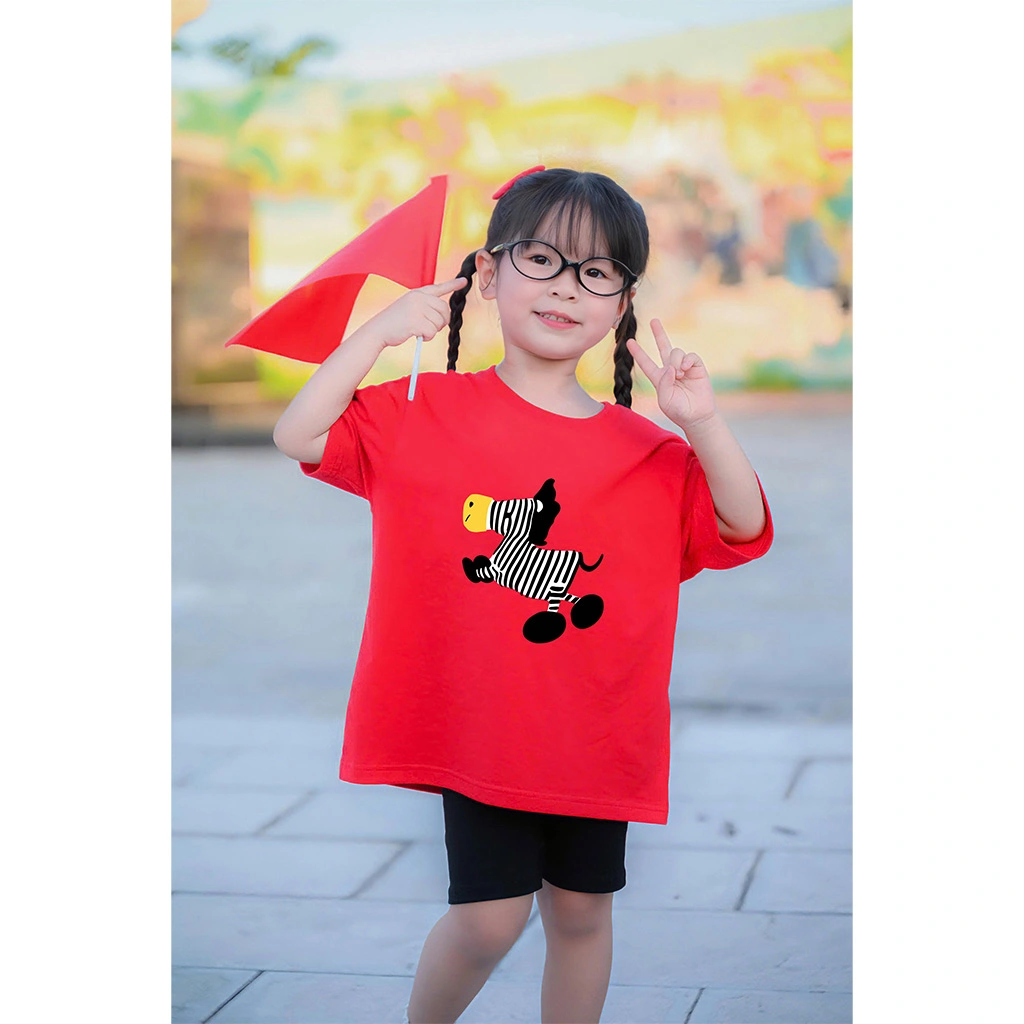 Áo thun Tết mẹ và bé Kado chất vải mềm mại thoáng mát Ngựa vằn in mix 2965_thumbnail_3