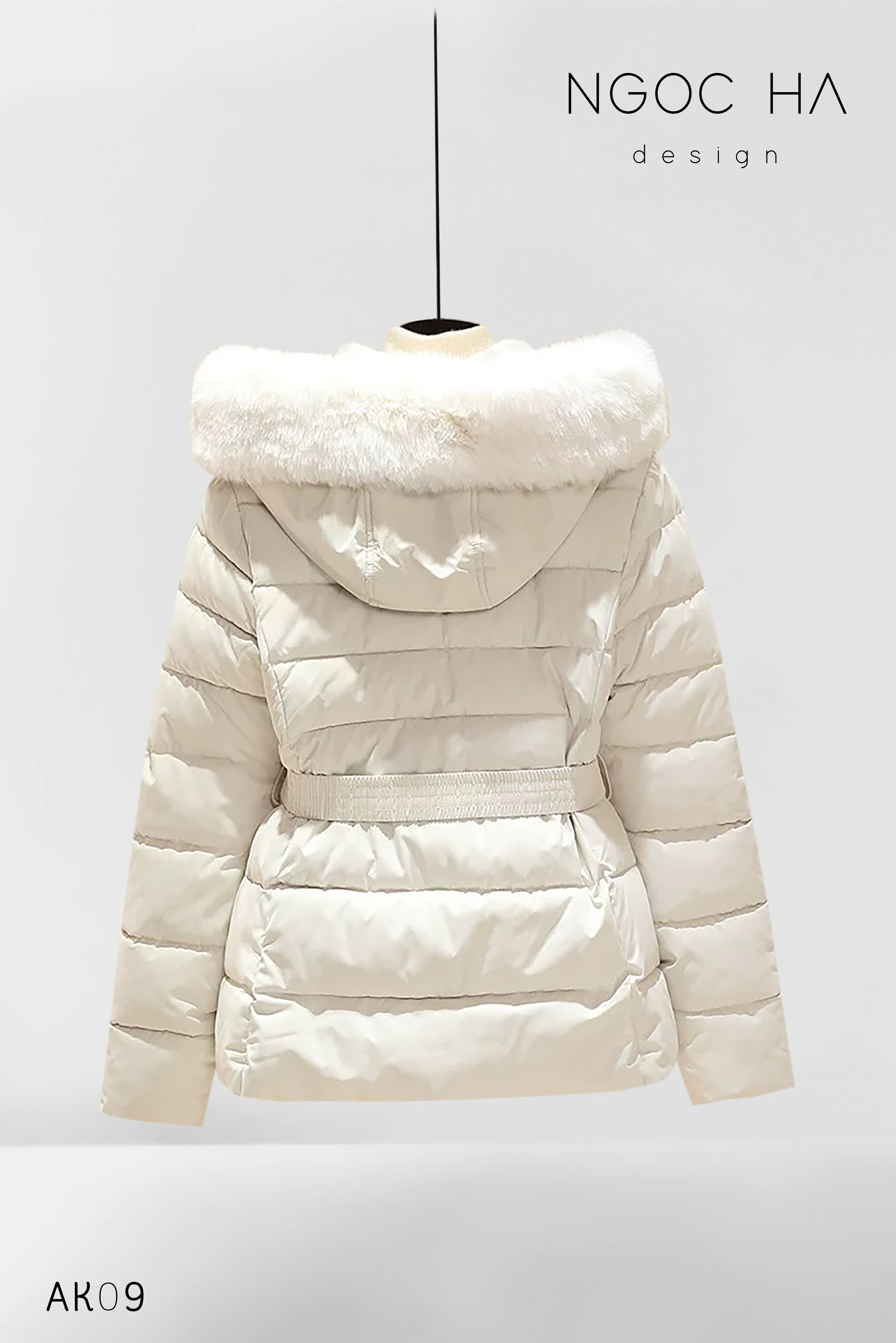 Áo Phao Mũ lông Kèm Đai Eo AK09_thumbnail_9