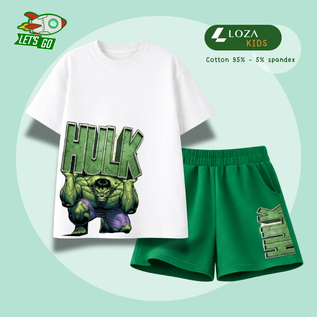 Set bộ bé trai hình Hulk -  Loza Kids SB638_thumbnail_2