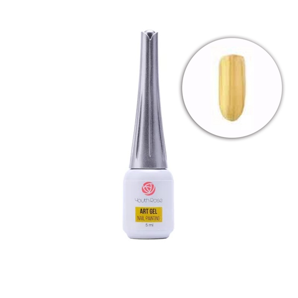 Gel cọ nét - màu vàng gold - hoa hồng