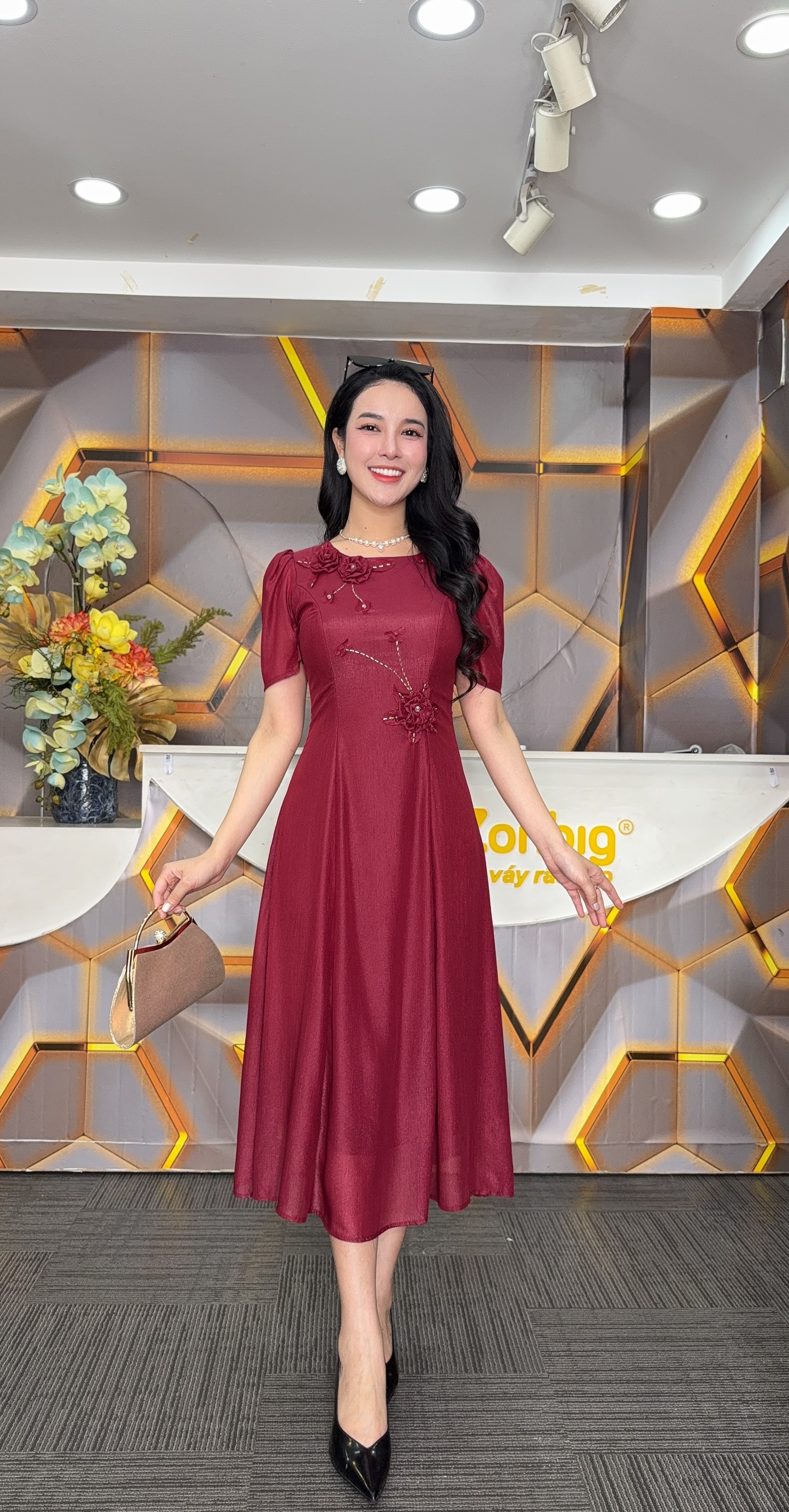 Đầm xòe - Y1949 - Thương hiệu Zonbig_thumbnail_4