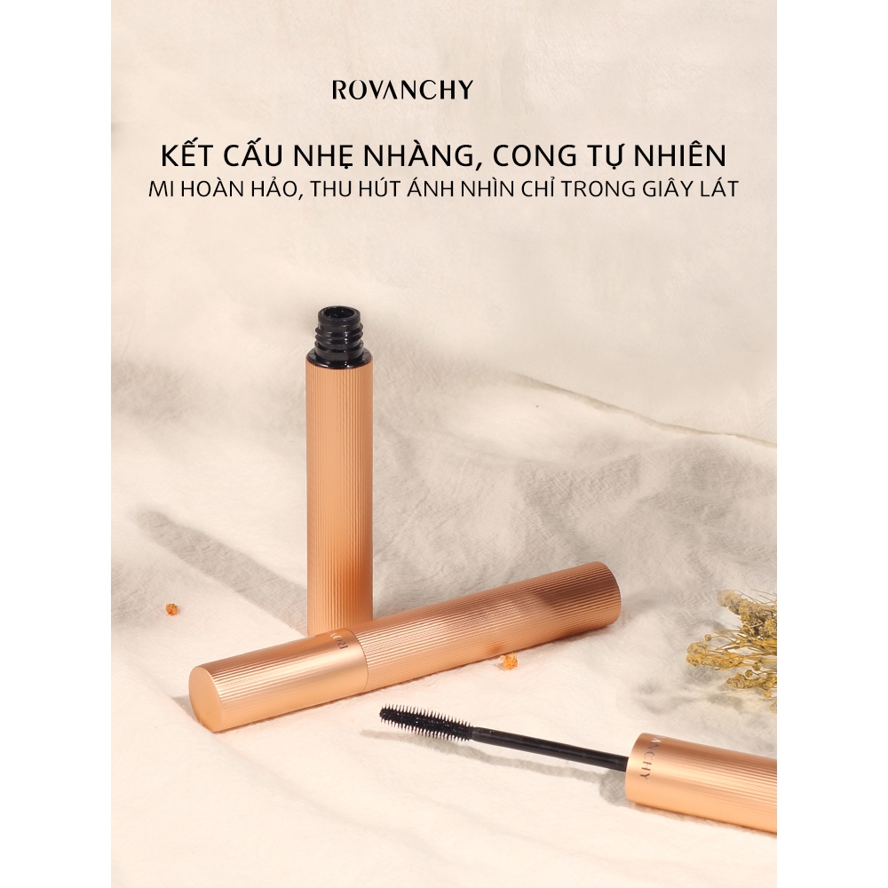 Mascara ROVANCHY R511 - Làm Dài Mi, Cong Tự Nhiên, Công Thức Nhanh Khô - Màu Đen 8g