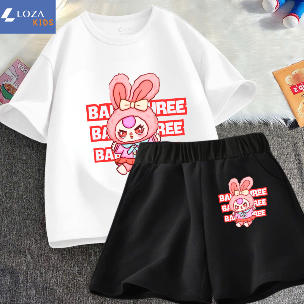 Đồ bộ bé gái in hình Baby Three - Loza SB232_thumbnail_1