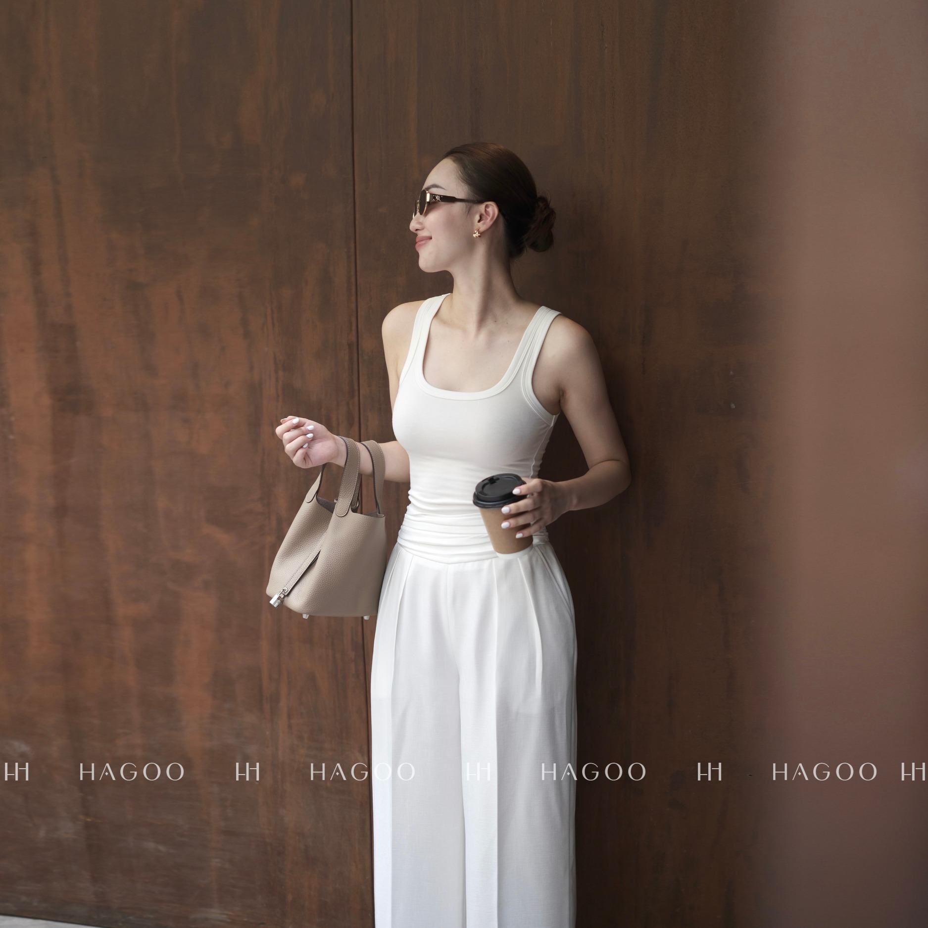 Quần ống suông nhún cạp HAGOO_thumbnail_5