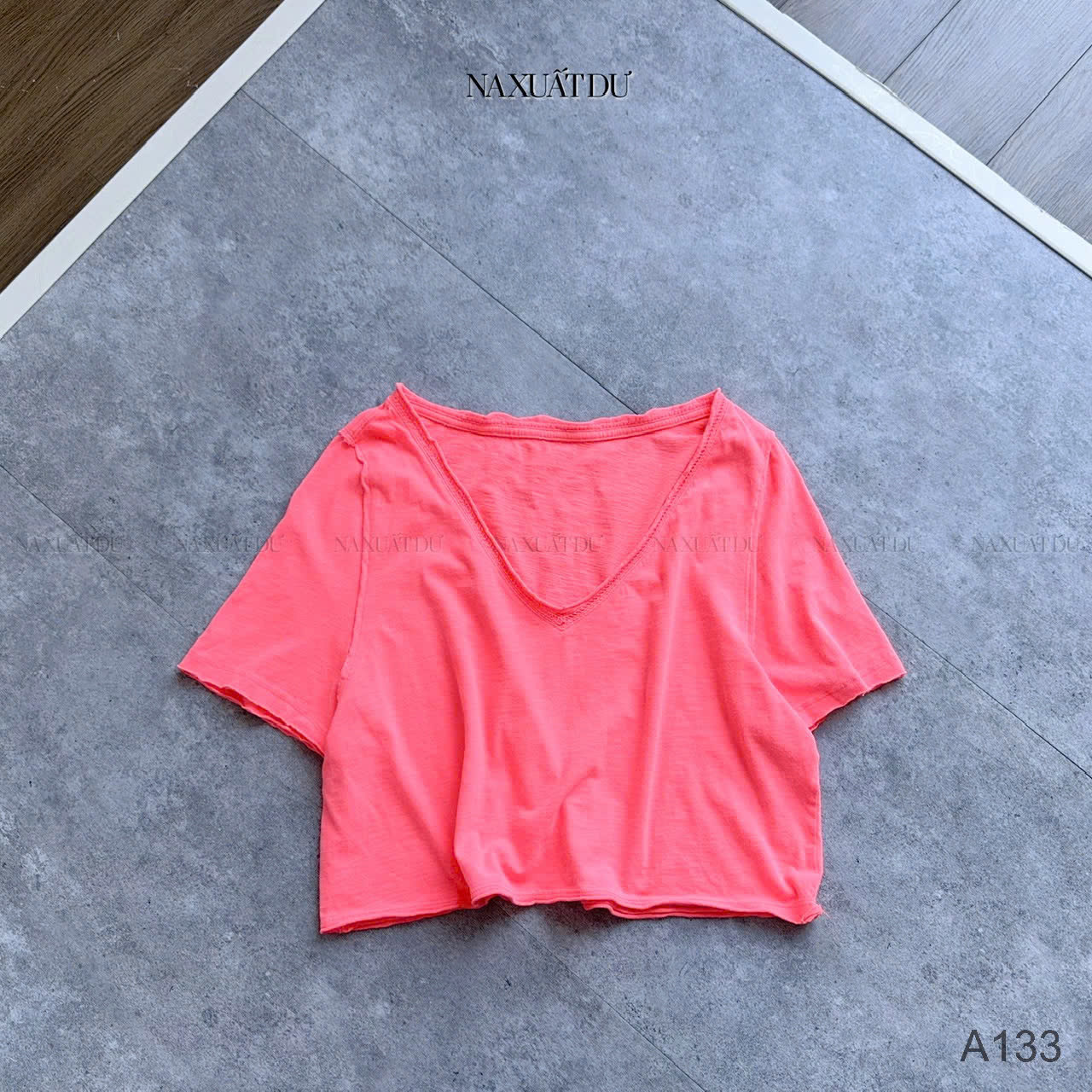 Áo croptop cổ tim nữ  - A133 (SALE)_thumbnail_14