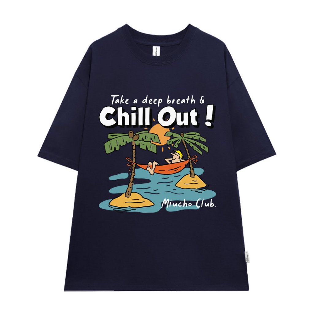 Áo thun nam form rộng ATD1145 Miucho Man tay ngắn thoáng mát cổ tròn in mix BST hè biển_thumbnail_20