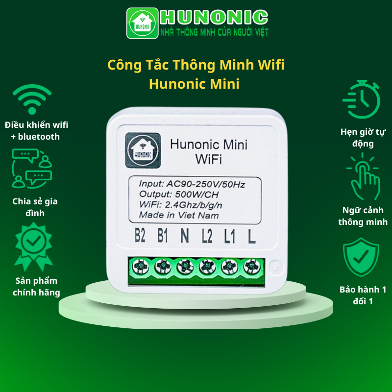 Công tắc Hunonic Mini Wifi
