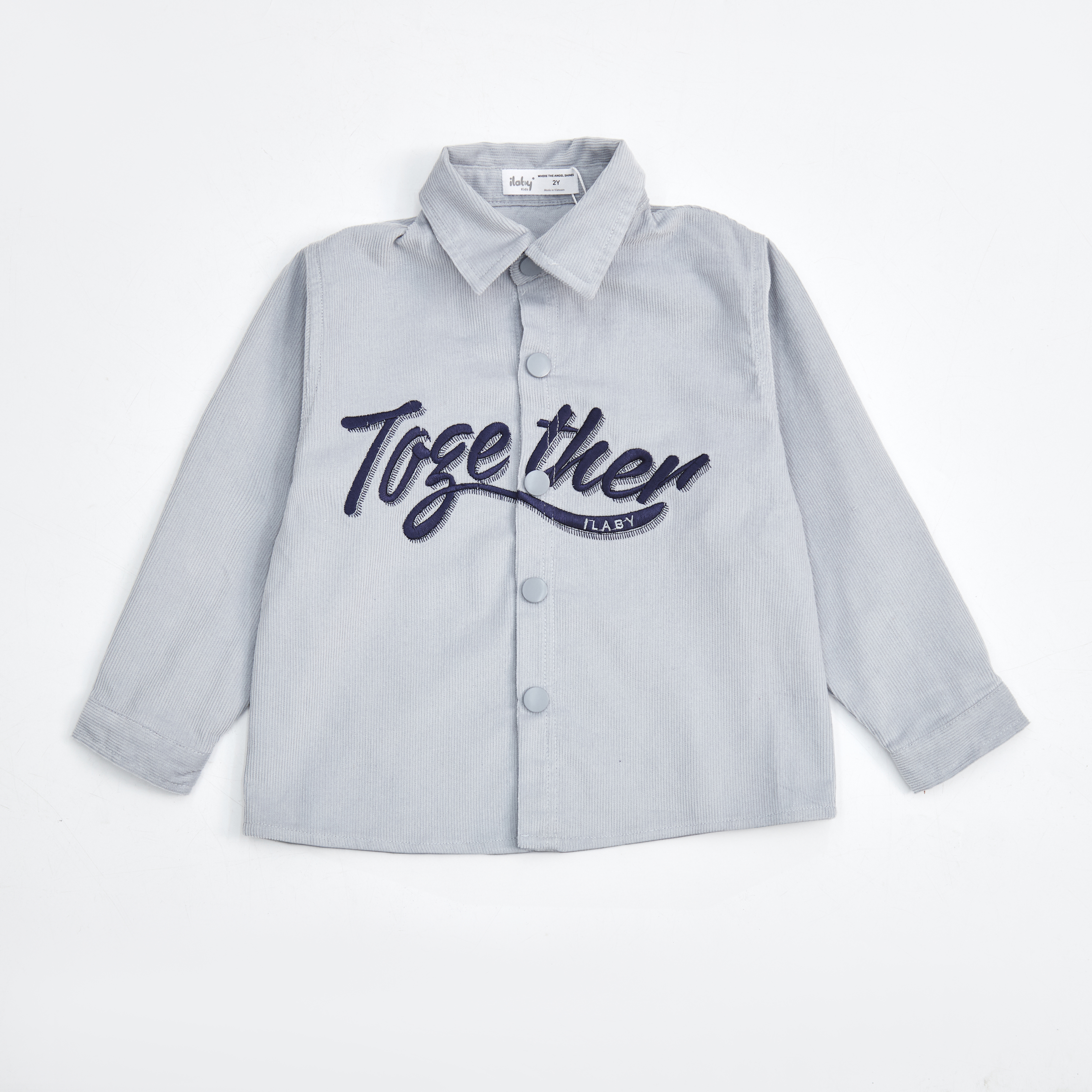 Áo sơ mi nhung thêu Together Ilaby_thumbnail_5