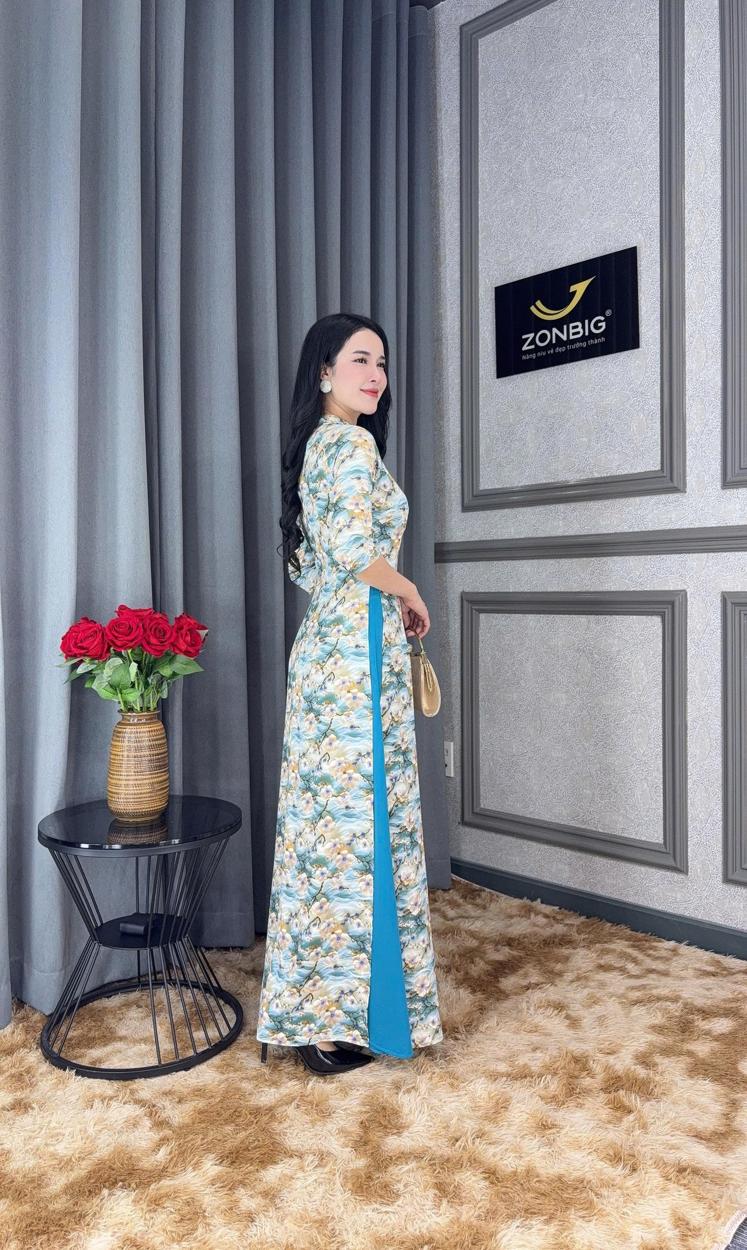 Đầm giả áo dài - Y2078 - Thương hiệu Zonbig_thumbnail_2