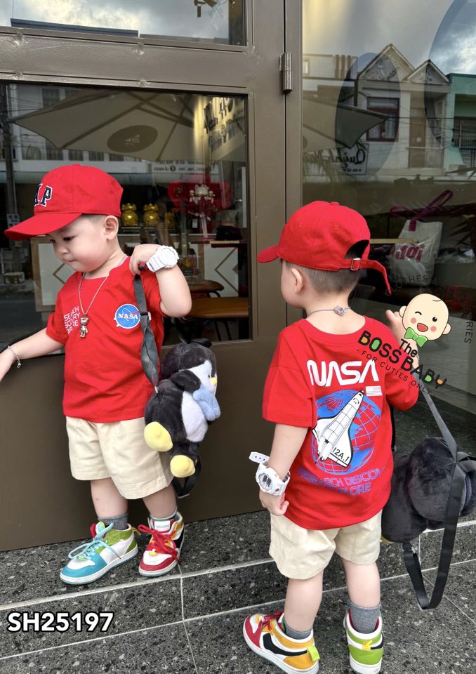 Set bộ kaki đỏ kem NASA túi sườn hiphop_thumbnail_3