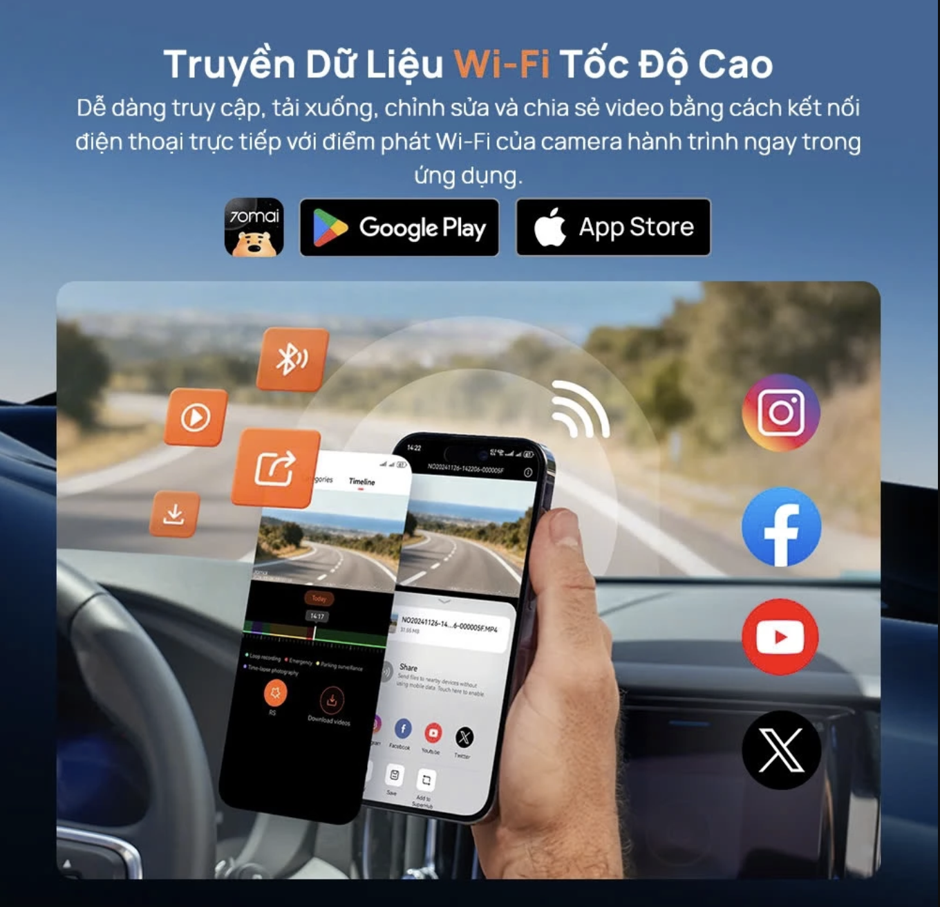 Camera Hành Trình 70mai T400 Ghi Hình3 Kênh Trước Sau Và Trong Xe_thumbnail_2