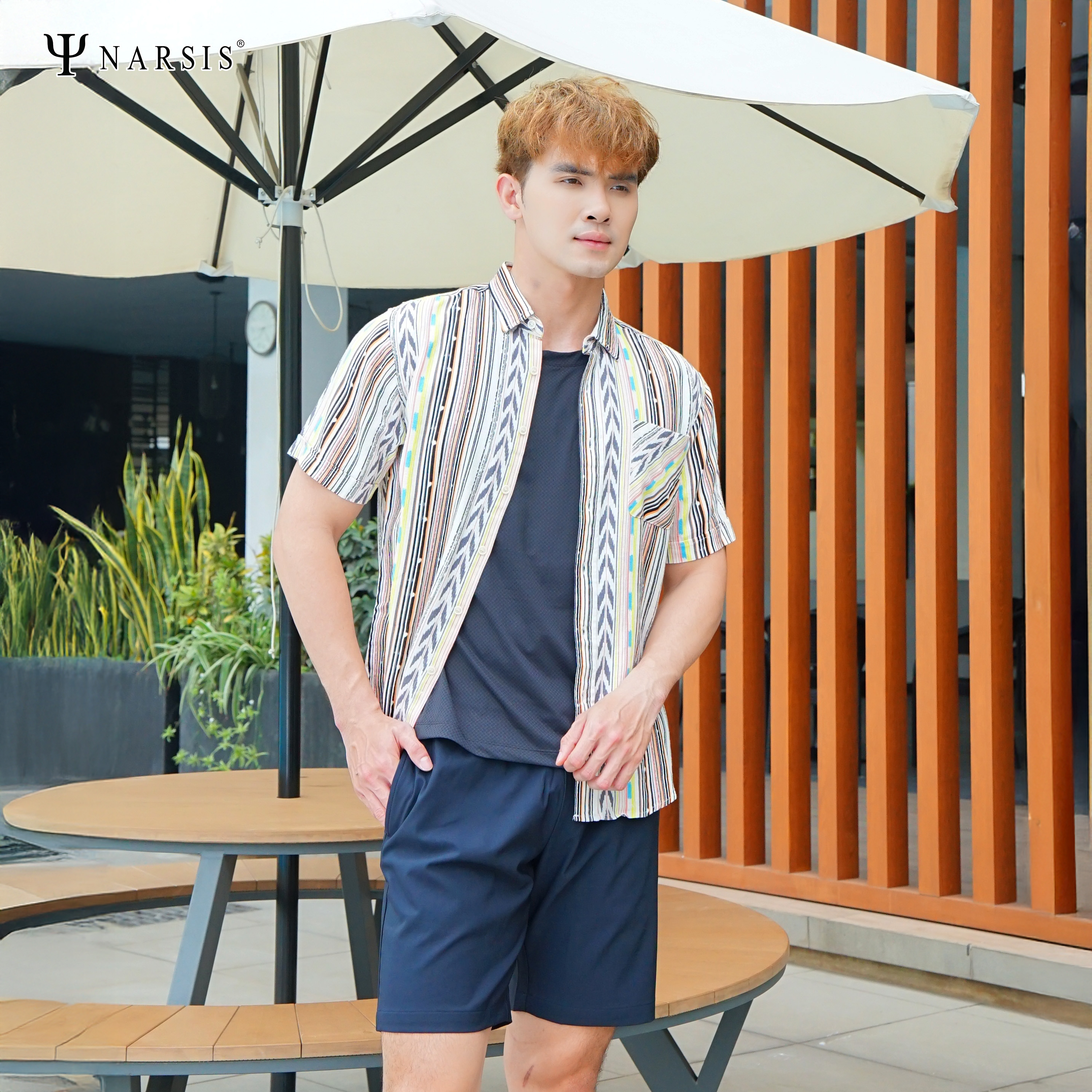 ÁO SƠ MI NAM D0006 NARSIS CHẤT LIỆU THOÁNG MÁT, DỄ CHỊU, THOẢI MÁI CẢ NGÀY, DỄ VẬN ĐỘNG