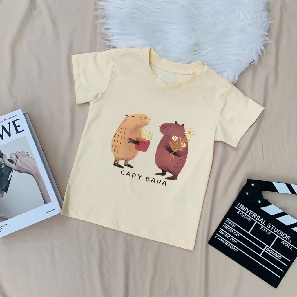 Áo thun trẻ em in hình Capybara - Loza Kids G0201_thumbnail_11
