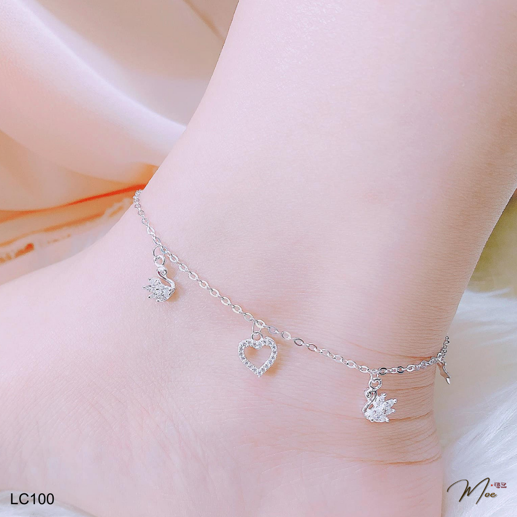 LC100 - Lắc chân thiên nga trái tim