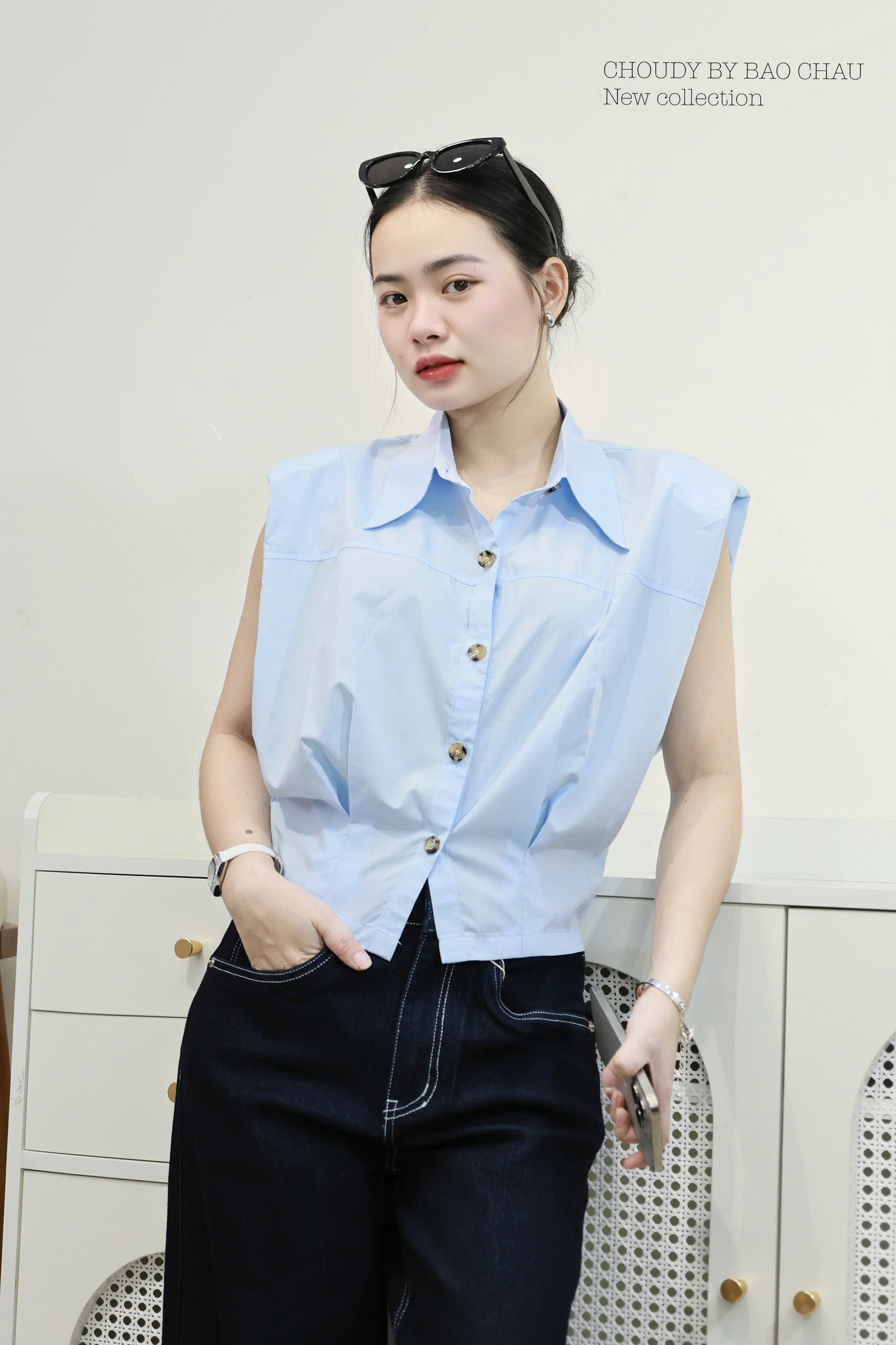 U439 ÁO SOMI KIỂU 3 MÀU