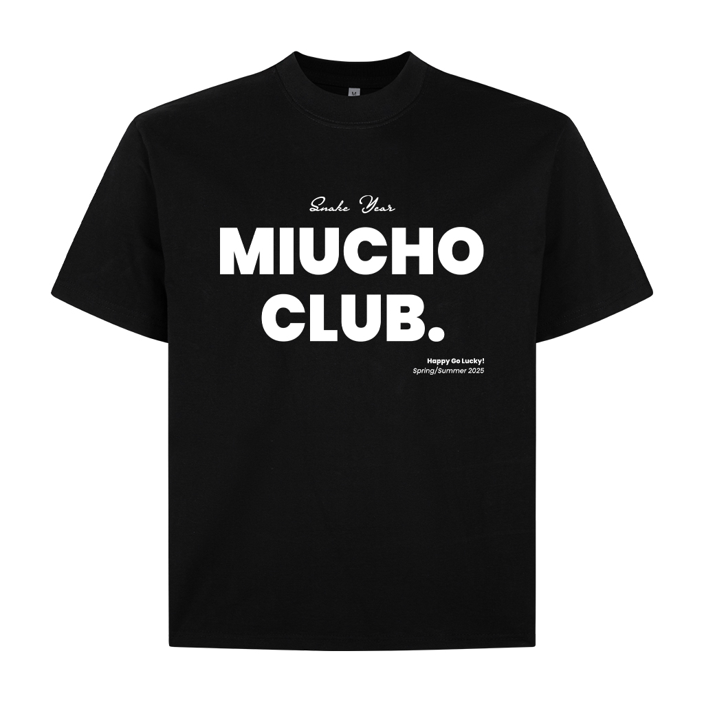 Áo phông tết form rộng local brand AXD1818 Miucho Club vải cotton thoáng mát cổ tròn in basic