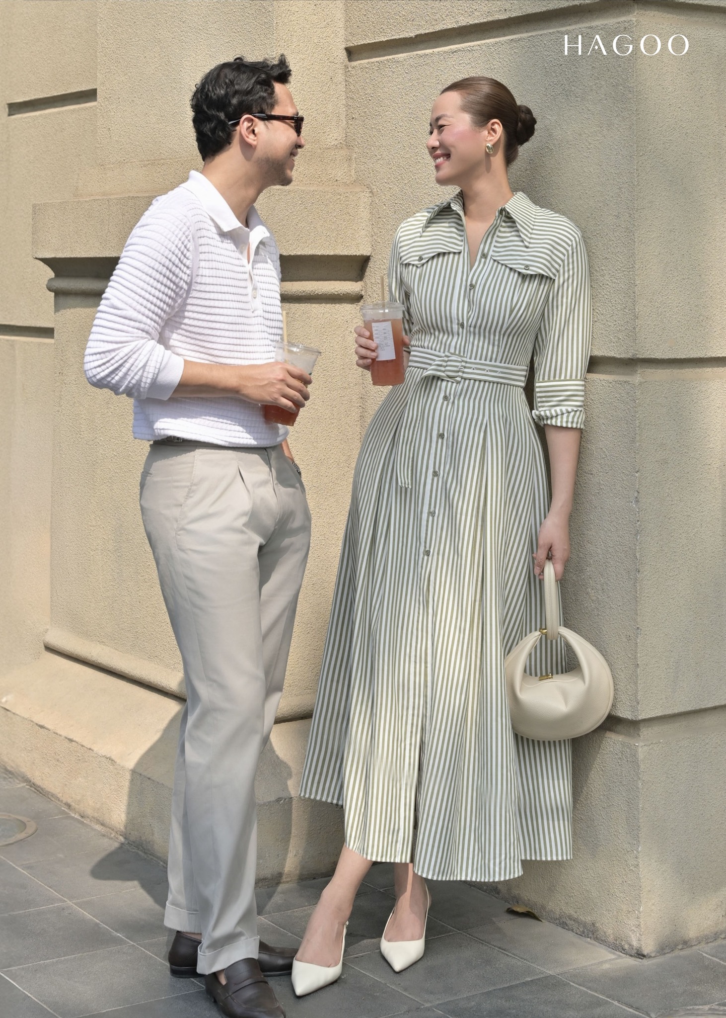 រ៉ូបអាវ HAGOO រចនាឡើងយ៉ាងស្រស់ស្អាត