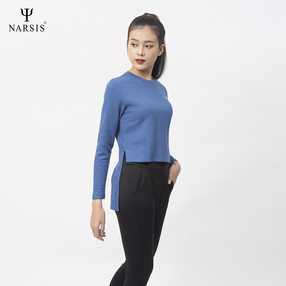 ÁO THU ĐÔNG NỮ L0031 NARSIS VẢI LEN COTTON ẤM ÁP, THOÁNG MÁT, GIỮ ẤM TỐT, MỀM MẠI_thumbnail_1
