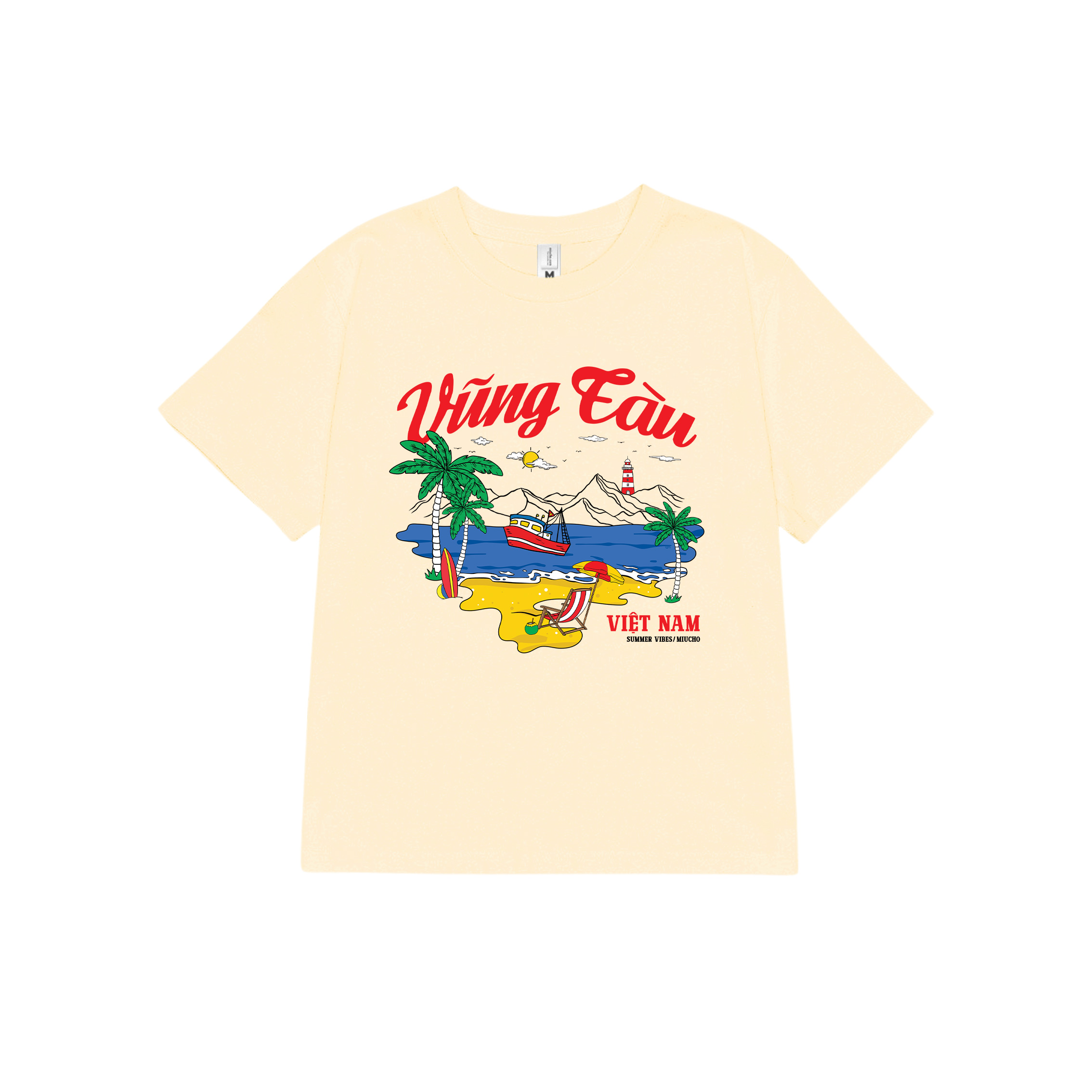 Áo thun baby tee form ôm xinh xắn ABD1271 Miucho tay ngắn cổ tròn in hình Vũng Tàu_thumbnail_10