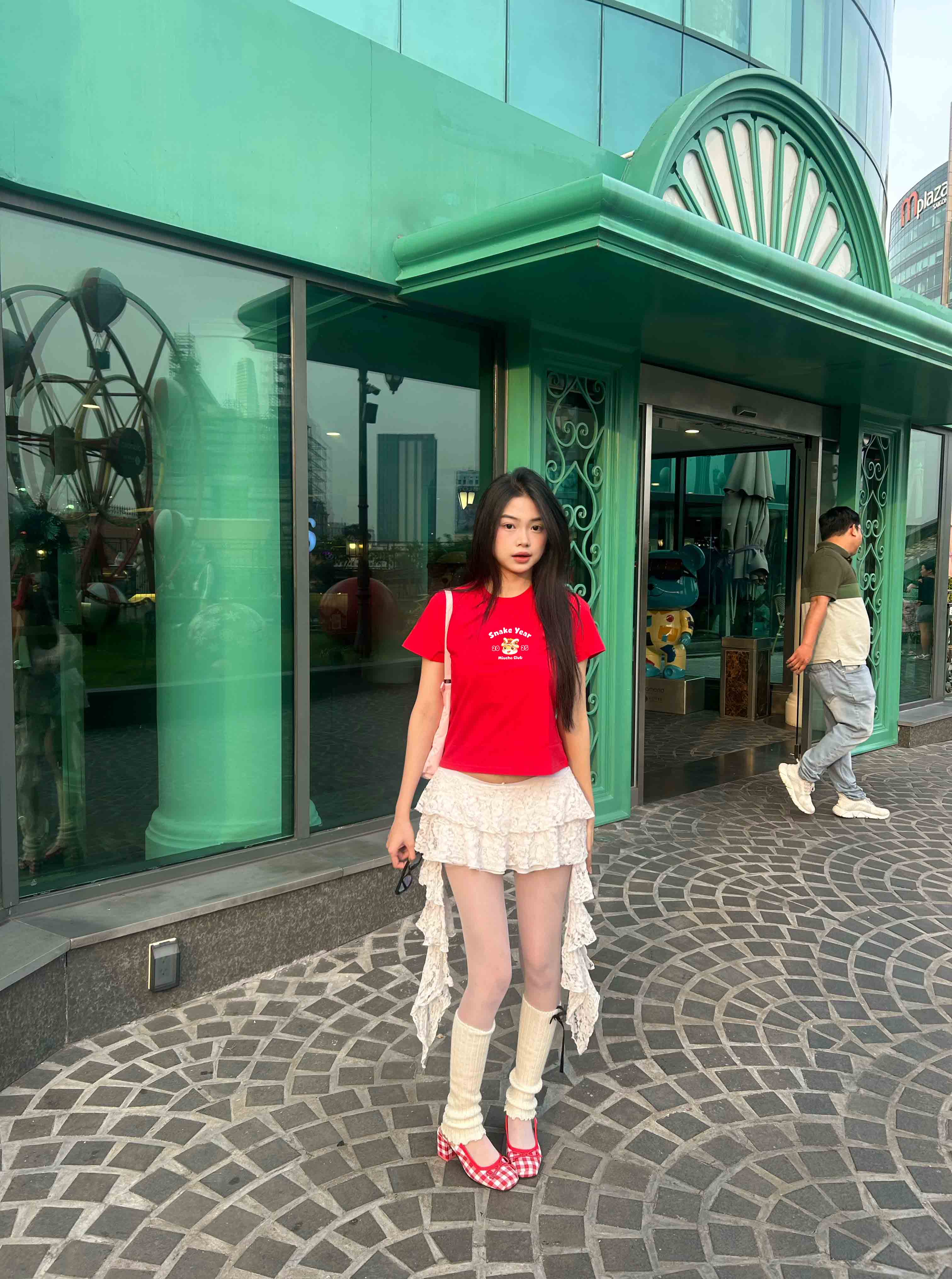 Áo baby tee tết 2025 form ôm 1879 Miucho cổ tròn chất vải cotton 4c thoáng mát in mix_thumbnail_6