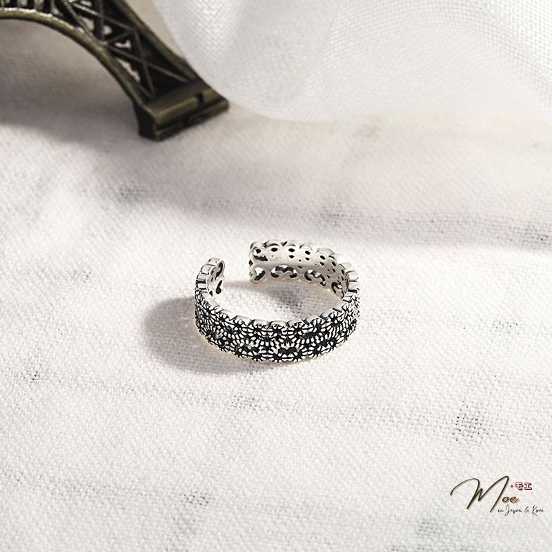 N134 - Nhẫn họa tiết hoa tiêu sơn đen freesize_thumbnail_3