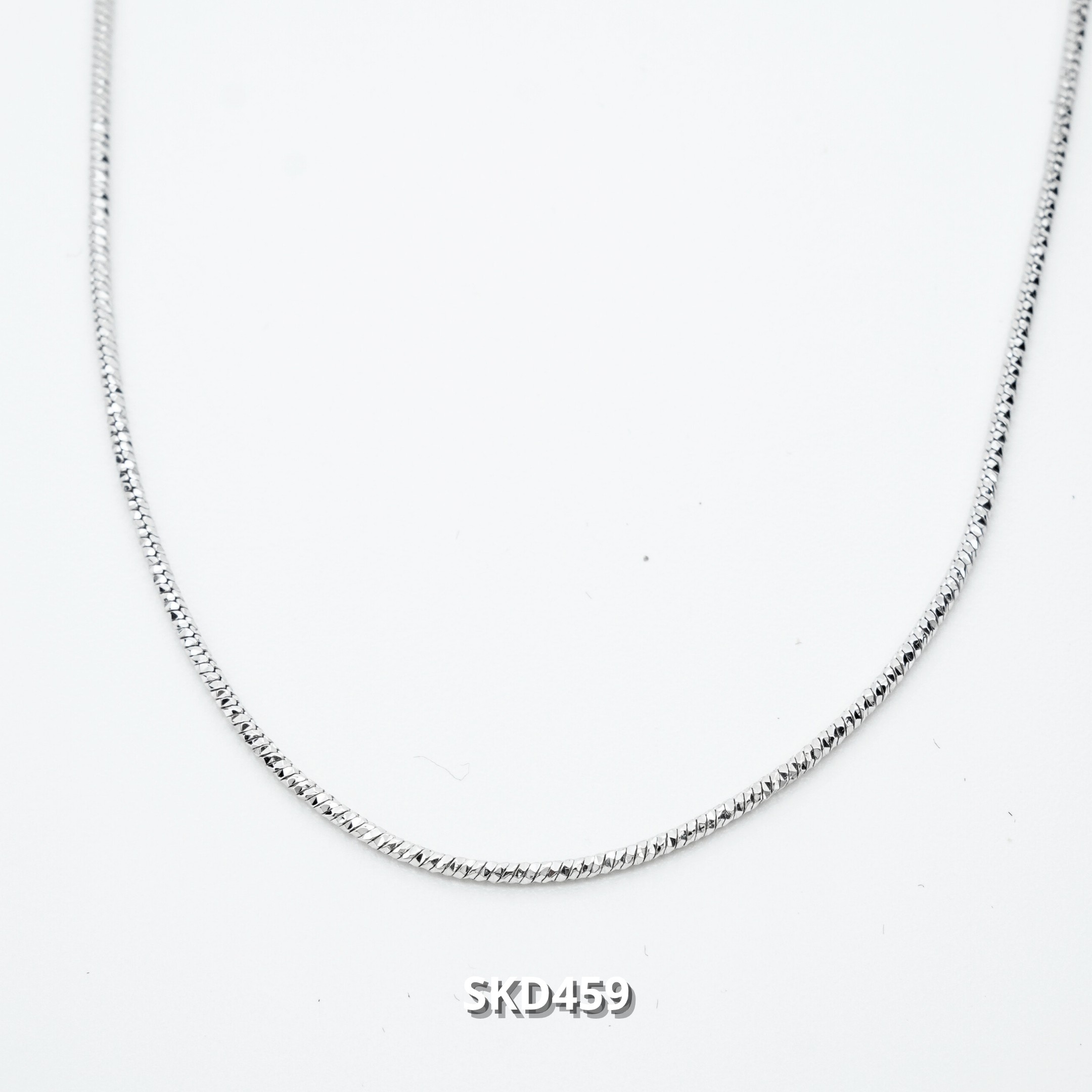 SKD459 - DÂY CHUYỀN MÌ KIM CƯƠNG KHÍA MÁY 1LI2 4,03G  - SAKA JEWELRY_thumbnail_1