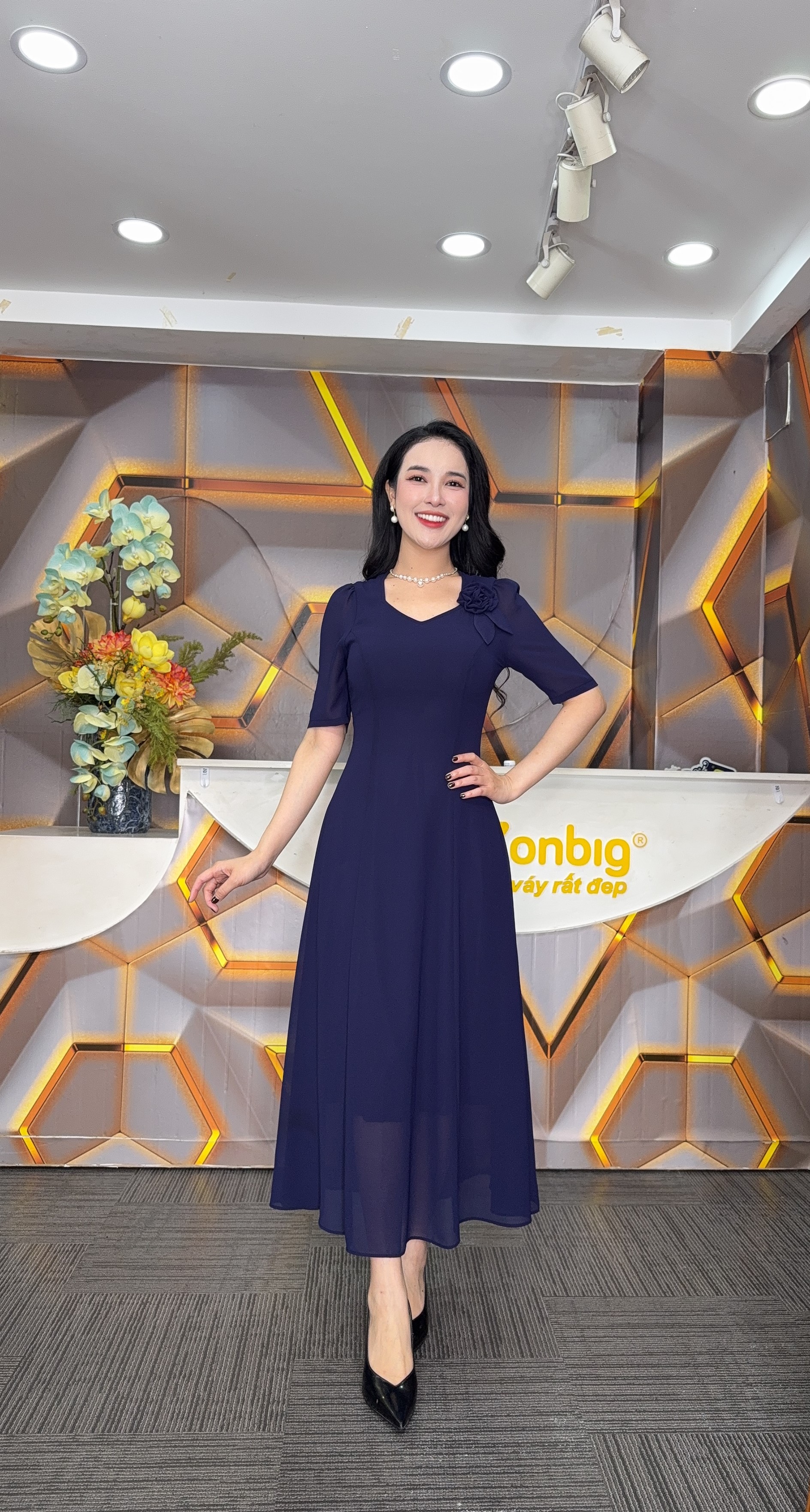 Đầm suông - Y1979 - Thương hiệu Zonbig