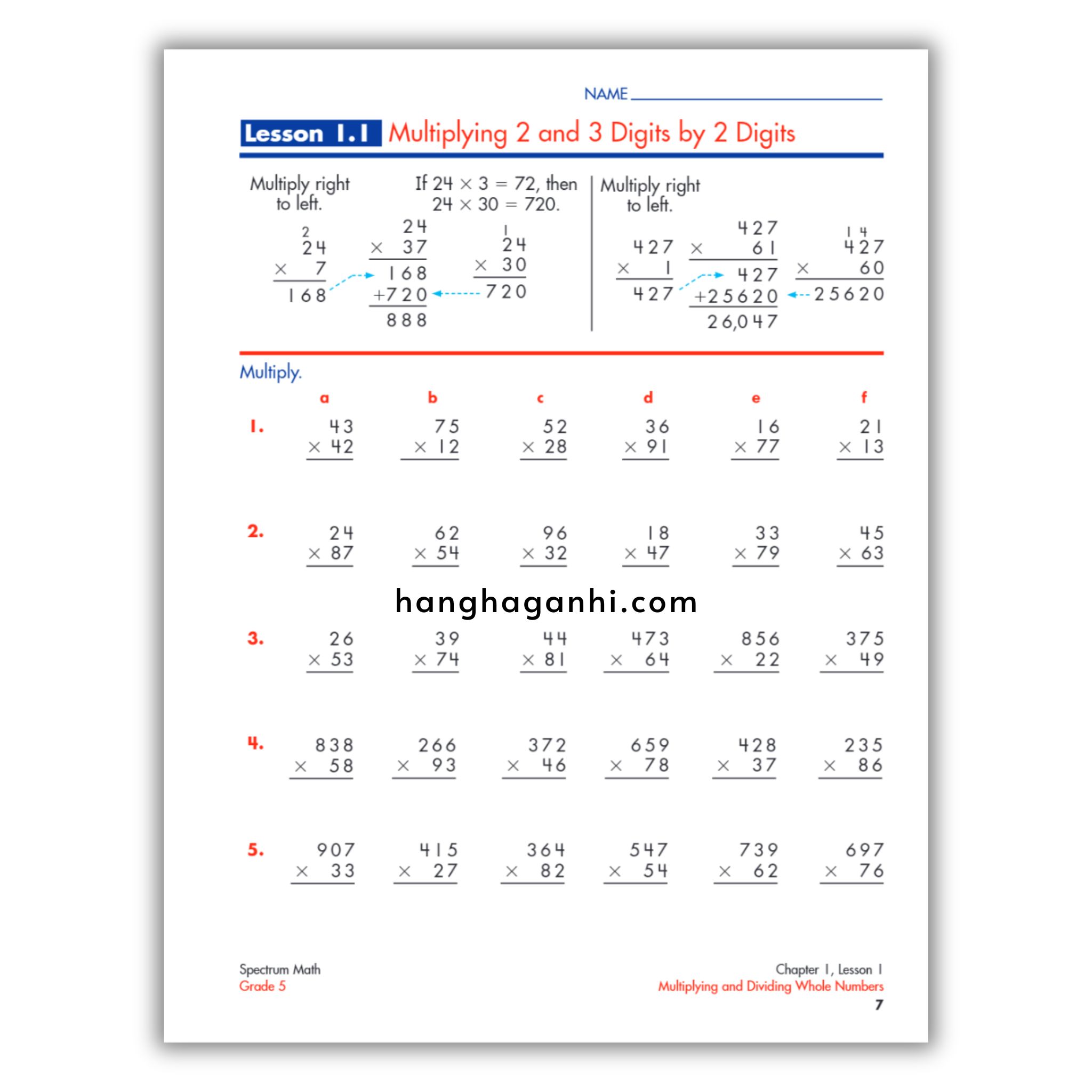 Sách Spectrum Math Workbook Grade 5 - Sách Toán Tiếng Anh cho bé lớp 5_thumbnail_3