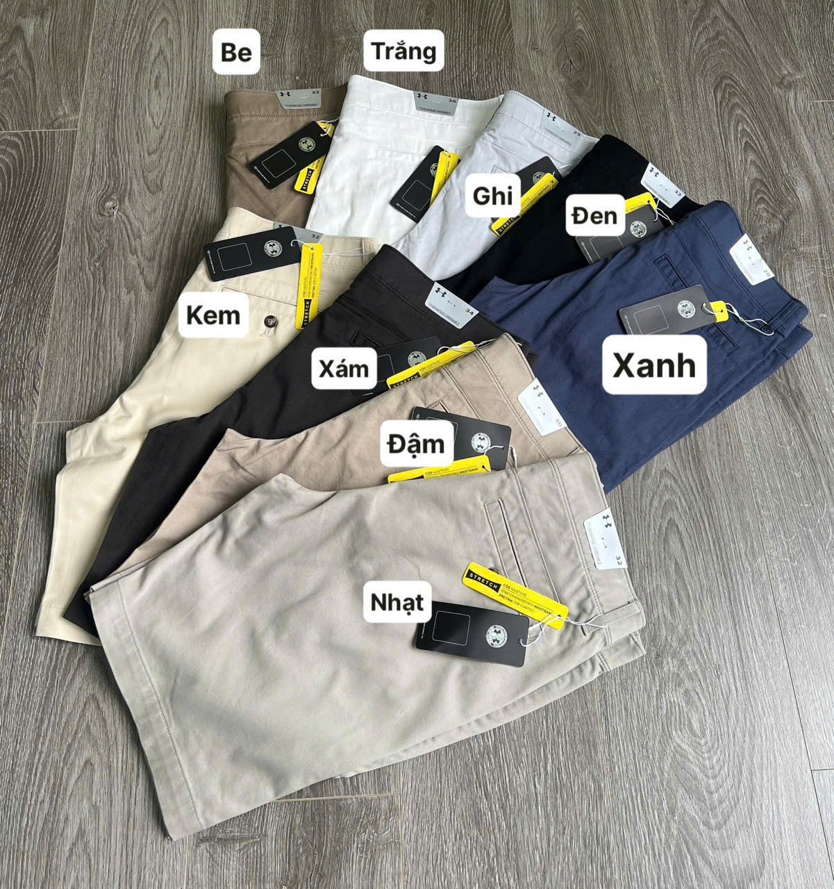 Q314 QUẦN SHORT NAM 9 MÀU