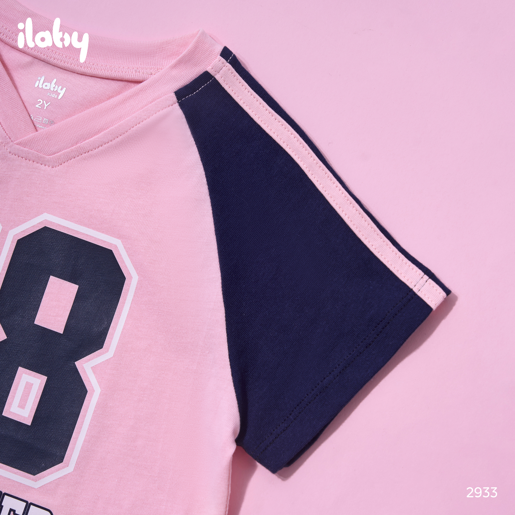 Bộ áo cổ V phối tay raglan_thumbnail_4