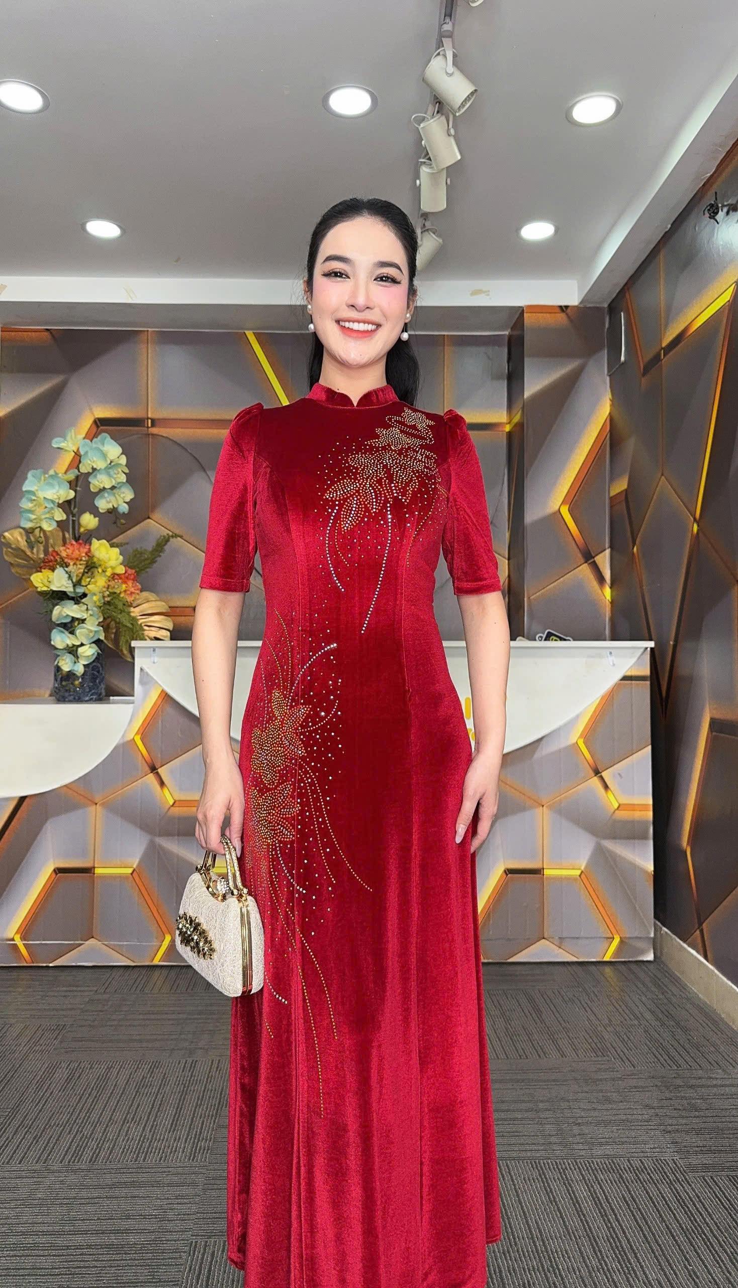 Đầm sườn xám - Y1871 - Thương hiệu Zonbig_thumbnail_3