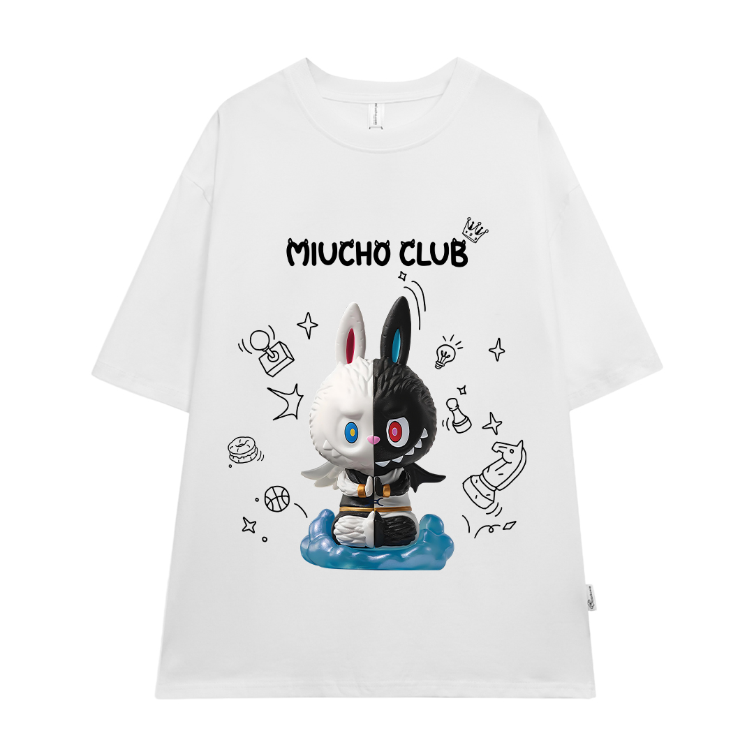 Áo phông labubu form rộng unisex ATD1441 Miucho tay ngắn cổ tròn in mix_thumbnail_8