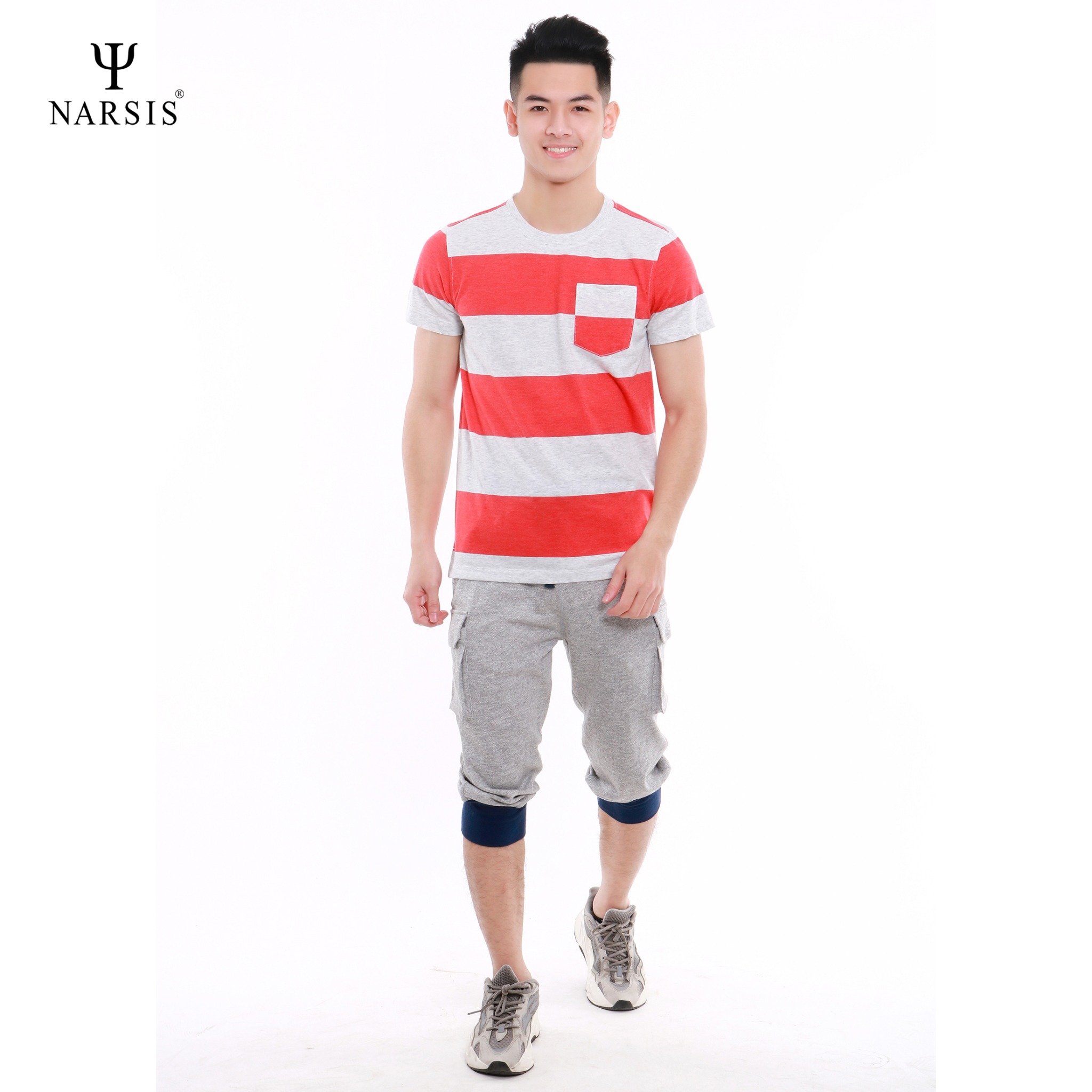 ÁO PHÔNG NAM D8084 NARSIS CHẤT LIỆU THOÁNG MÁT, DỄ CHỊU, THOẢI MÁI CẢ NGÀY, DỄ VẬN ĐỘNG