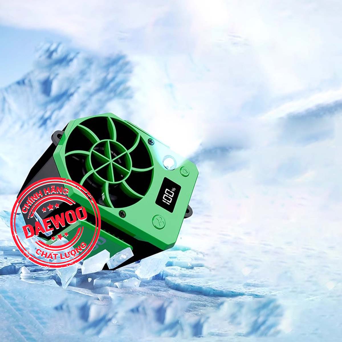Quạt đeo thắt lưng Daewoo chính hãng Pin 20000mAh 10000mAh sử dụng liên tục 13 đến 25 giờ_thumbnail_8